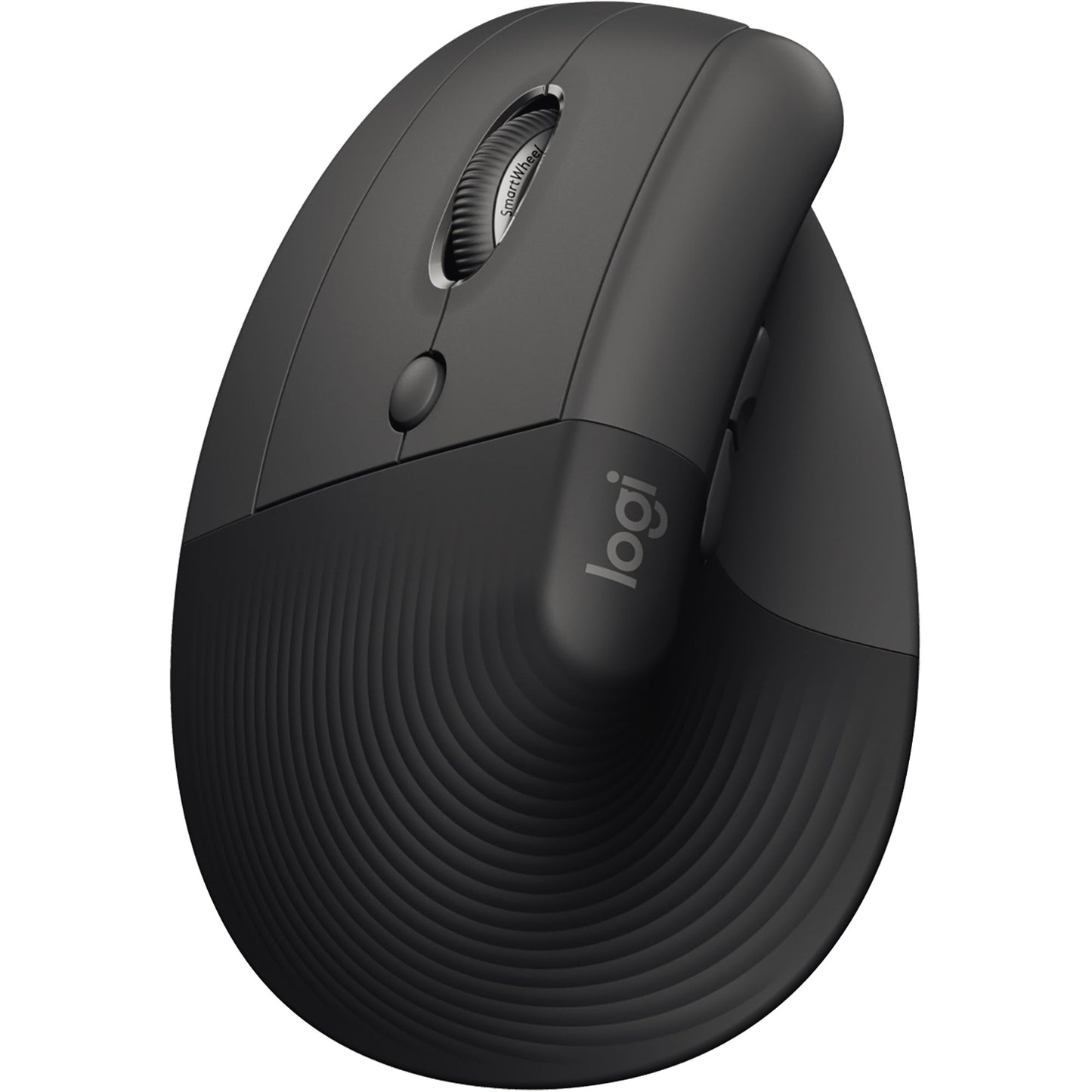 Logitech Optische PC Maus Lift Linkshänder ergonomisch USB-A 10m Batterie inkl. Bolt USB-Empfänger, Schnellstartanleitung graphite