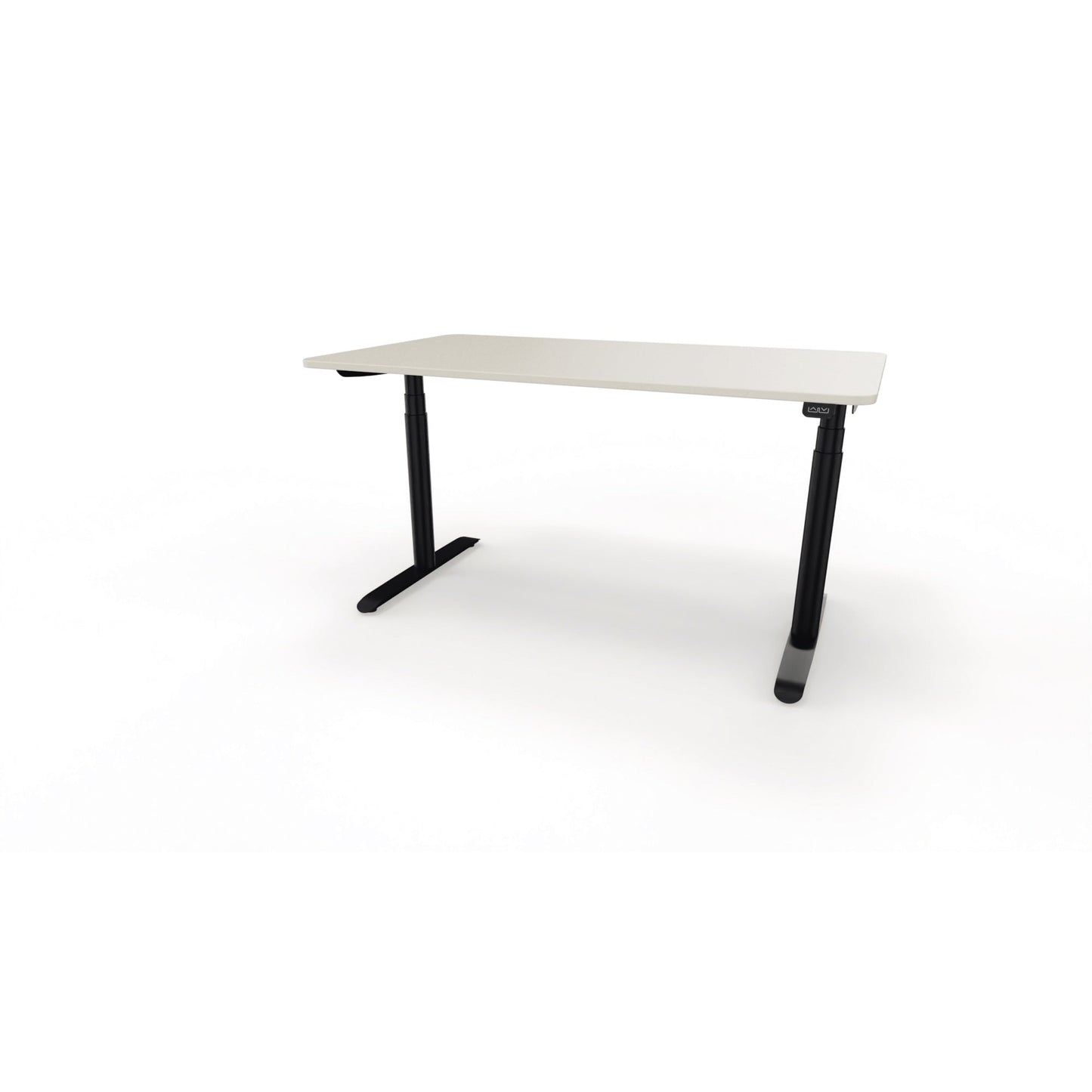 Schreibtisch se:lab e-desk Maße: 1.400 x 650-1.280 x 900 mm (B x H x T) Holz weiß
