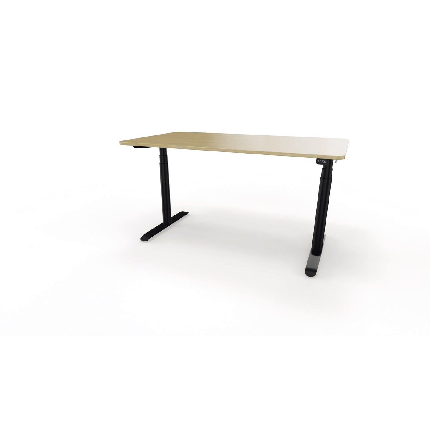 Schreibtisch se:lab e-desk Maße: 1.400 x 650-1.280 x 900 mm (B x H x T) Holz eiche hell