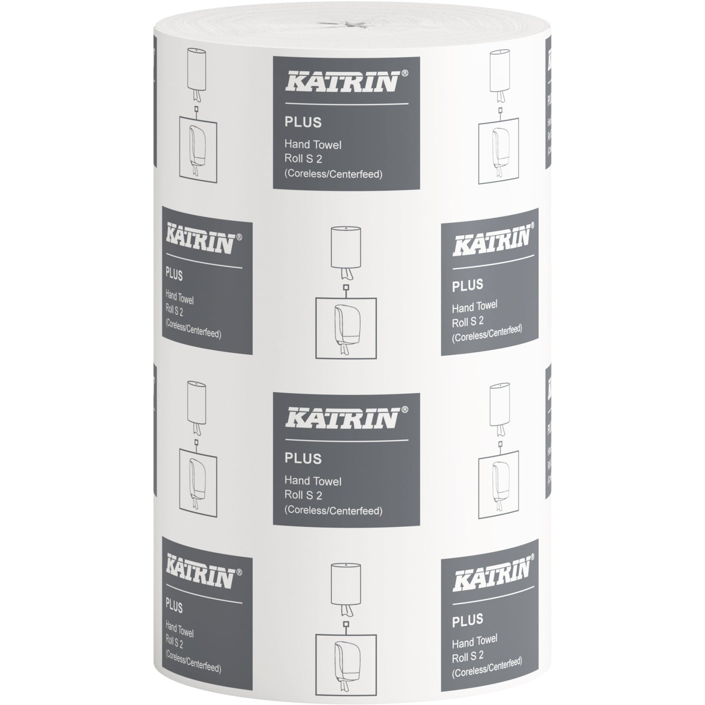 Katrin Handtuchrolle Plus 20,5 cm x 60 m (B x L) Tissue, 100 % Zellstoff hochweiß 12 Rl./Pack.