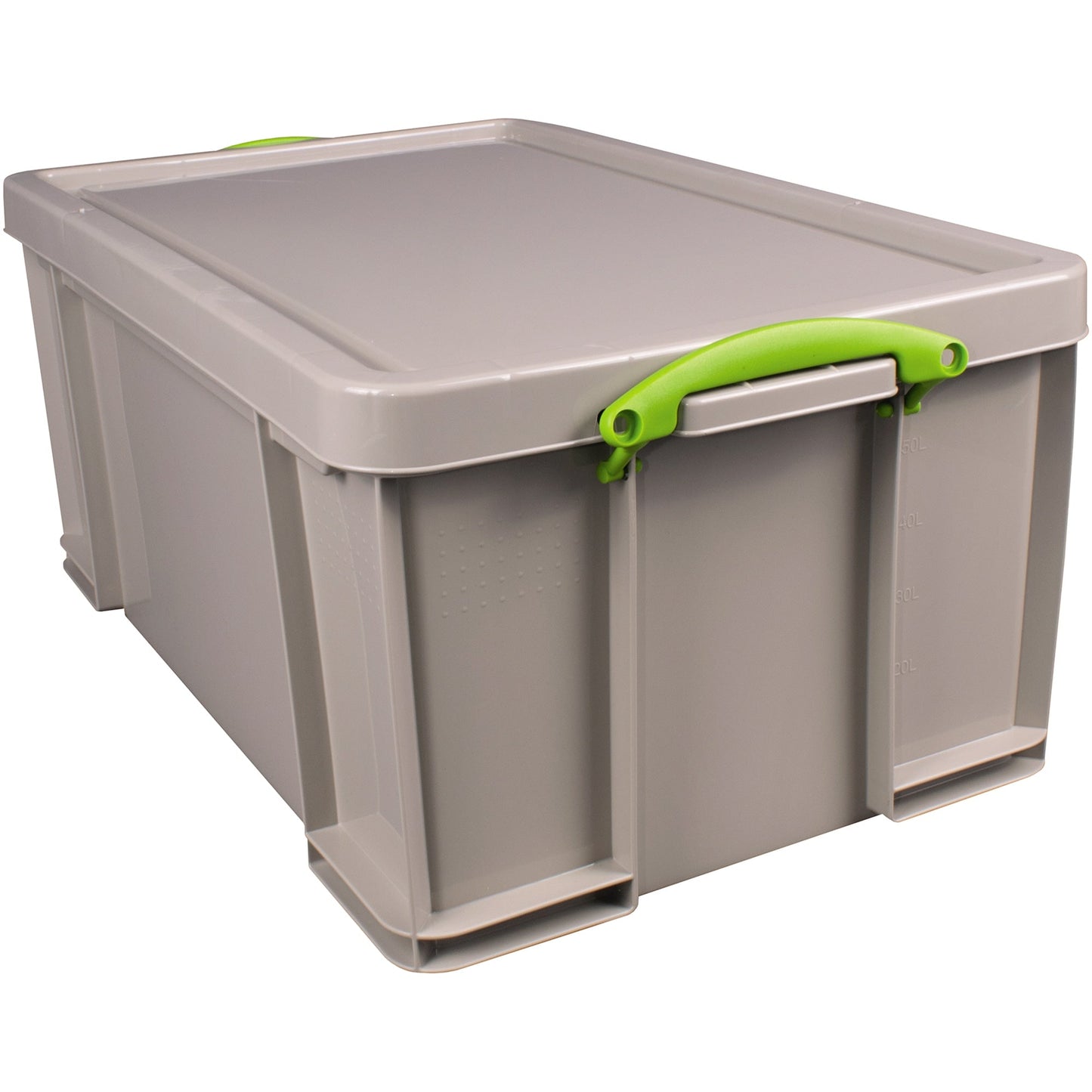 Really Useful Box Aufbewahrungsbox Recycling 71 x 31 x 44 cm (B x H x T) DIN A4 64l Polypropylen, 100 % recycelt taubengrau