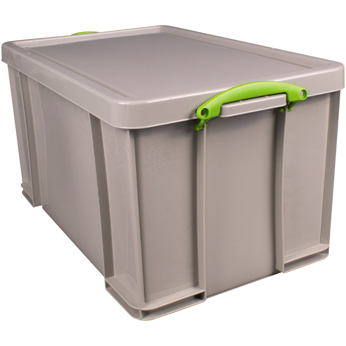Really Useful Box Aufbewahrungsbox Recycling 71 x 38 x 44 cm (B x H x T) 84l Polypropylen, 100 % recycelt taubengrau