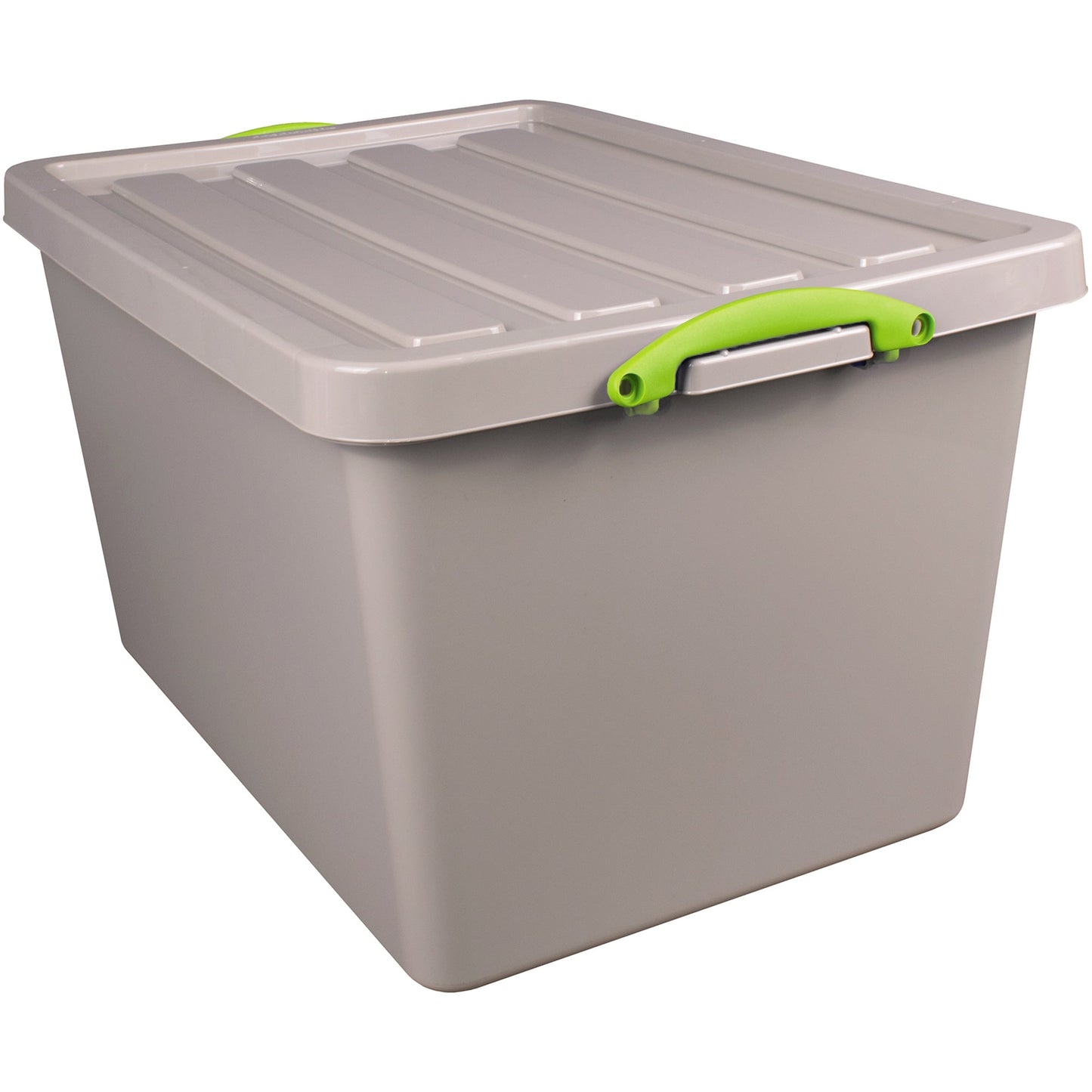 Really Useful Box Aufbewahrungsbox Recycling 49,5 x 40 x 71,5 cm (B x H x T) 96l Polypropylen, 100 % recycelt taubengrau