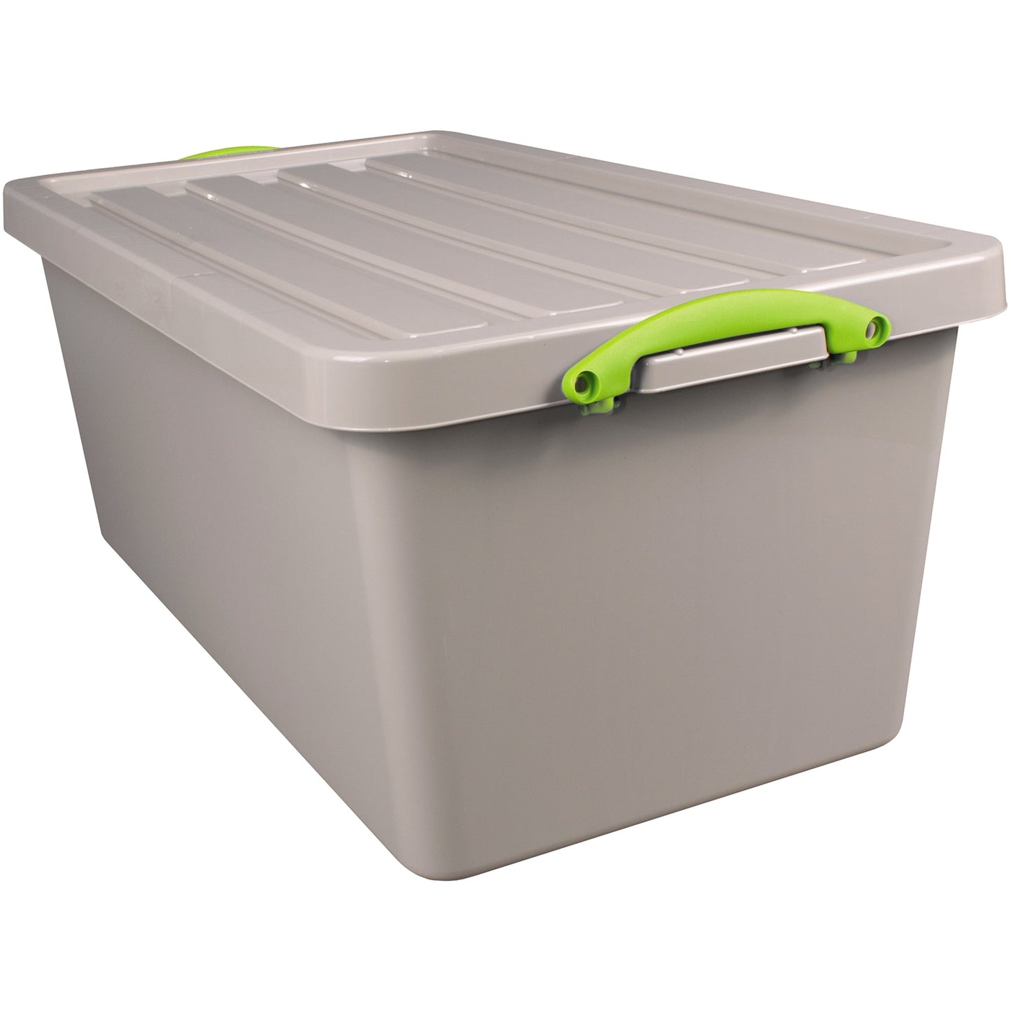 Really Useful Box Aufbewahrungsbox Recycling 44 x 33,5 x 82 cm (B x H x T) 82l Polypropylen, 100 % recycelt taubengrau