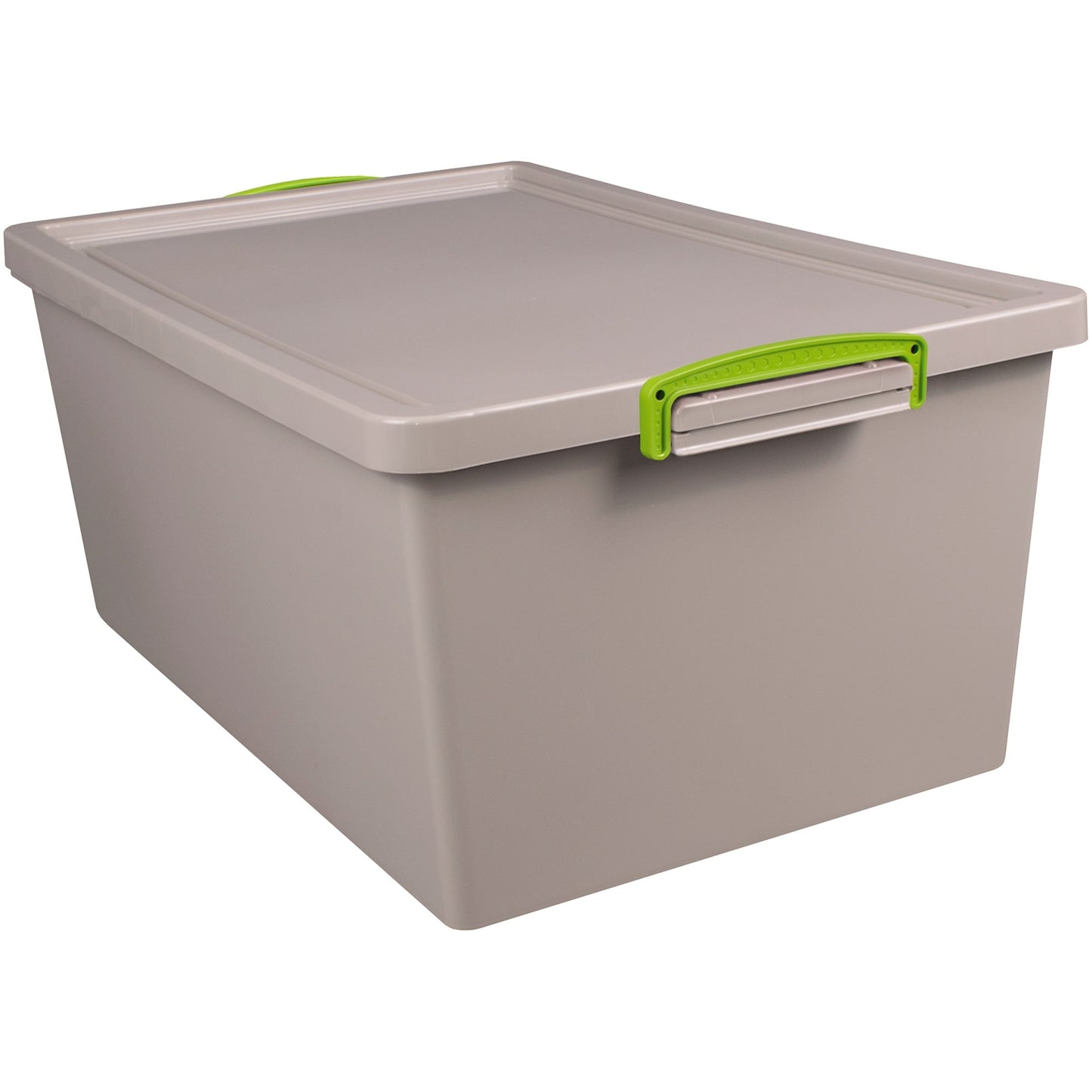 Really Useful Box Aufbewahrungsbox Recycling Economie 44 x 28,7 x 69,5 cm (B x H x T) 62l Polypropylen, 100 % recycelt taubengrau