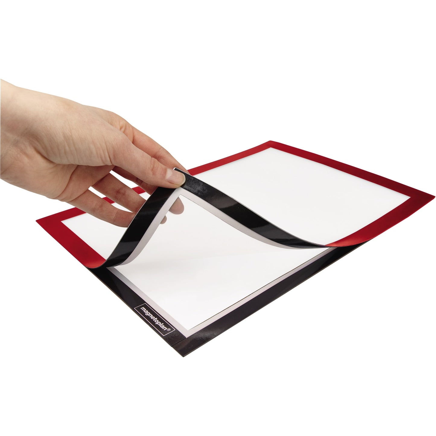 magnetoplan® Magnetrahmen magnetofix DIN A4 Polypropylen rot 2 St./Pack.