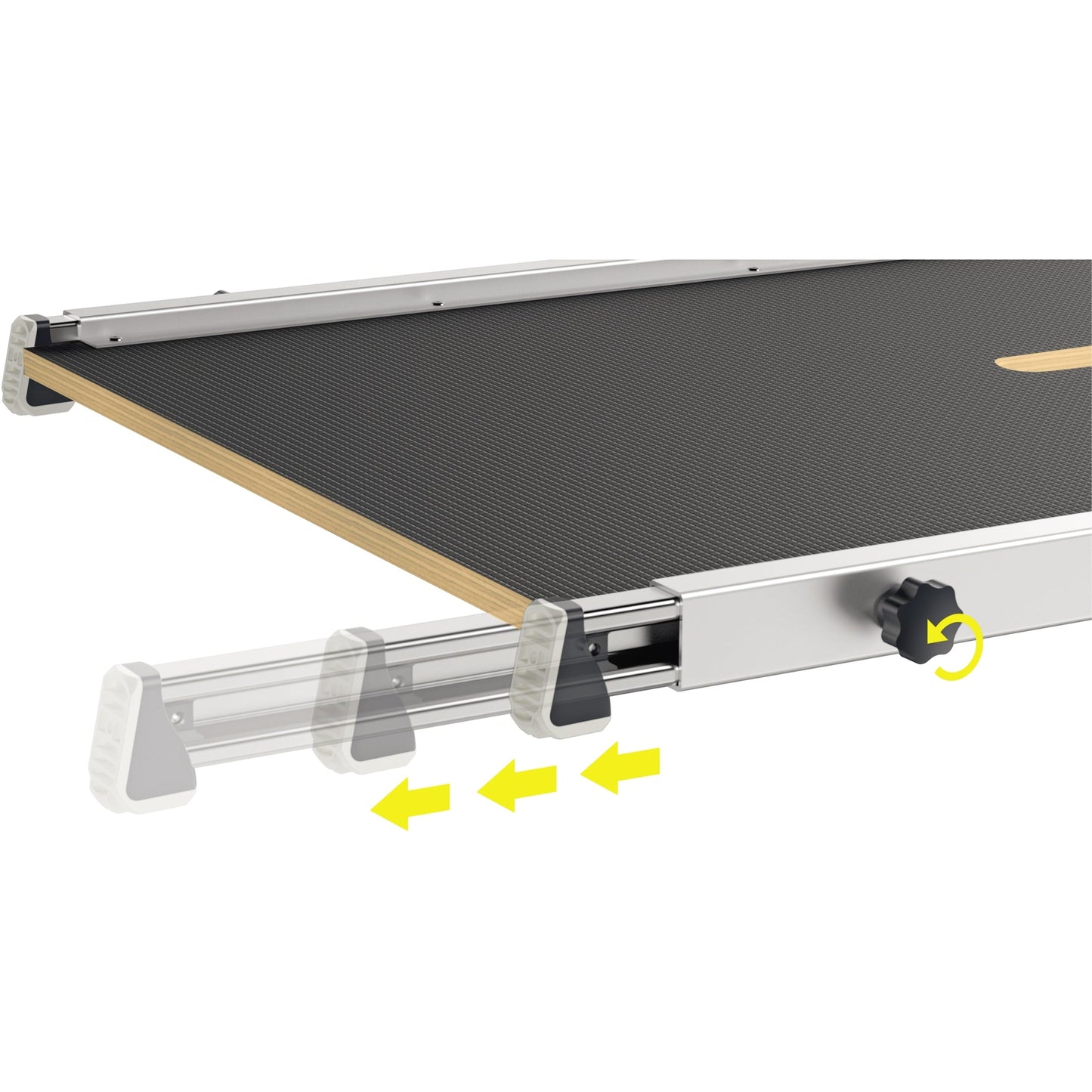 Hailo Arbeitsplattform TP1 150kg Aluminium silber