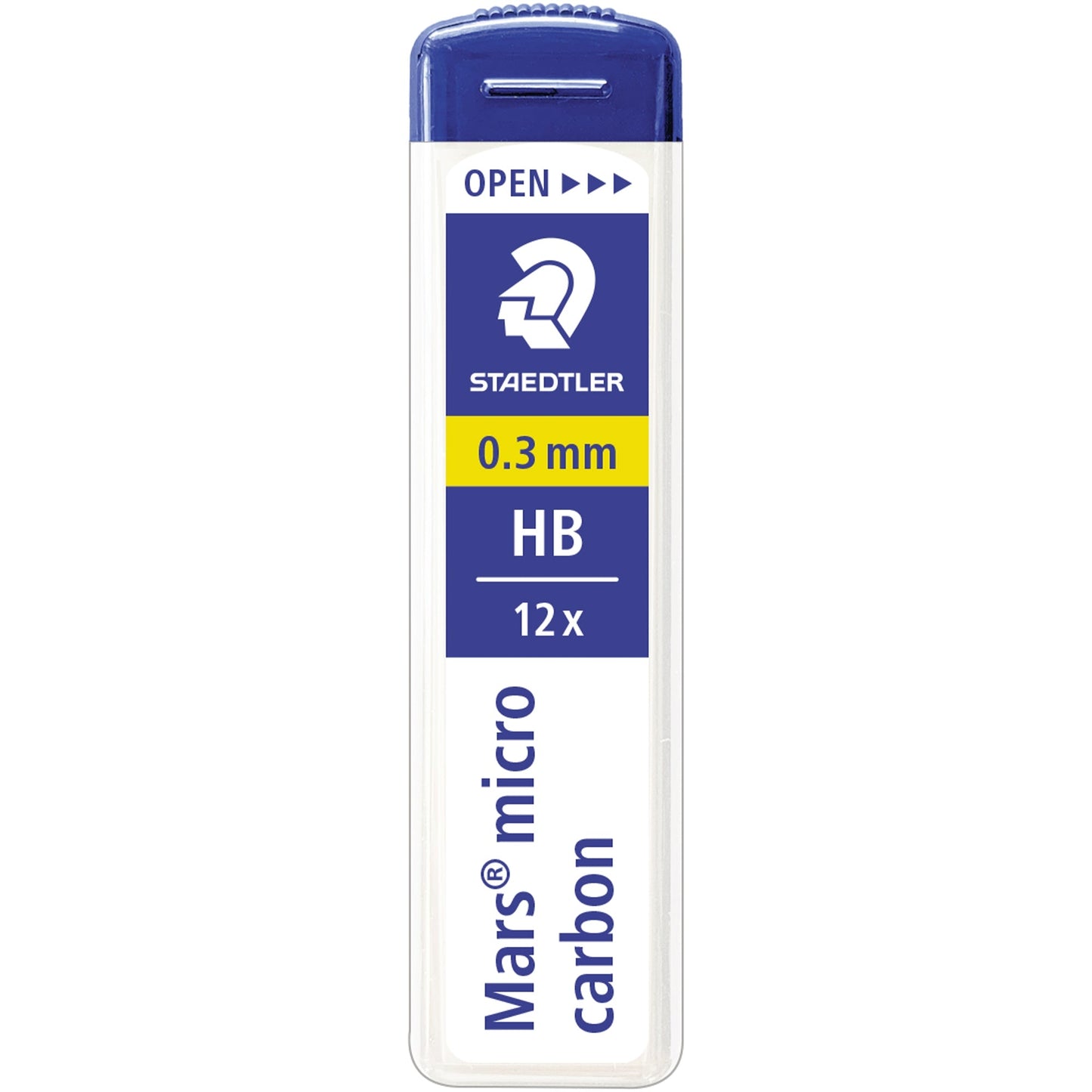 STAEDTLER® Feinmine Mars® micro carbon 250 0,3mm HB schwarz 12 St./Pack.