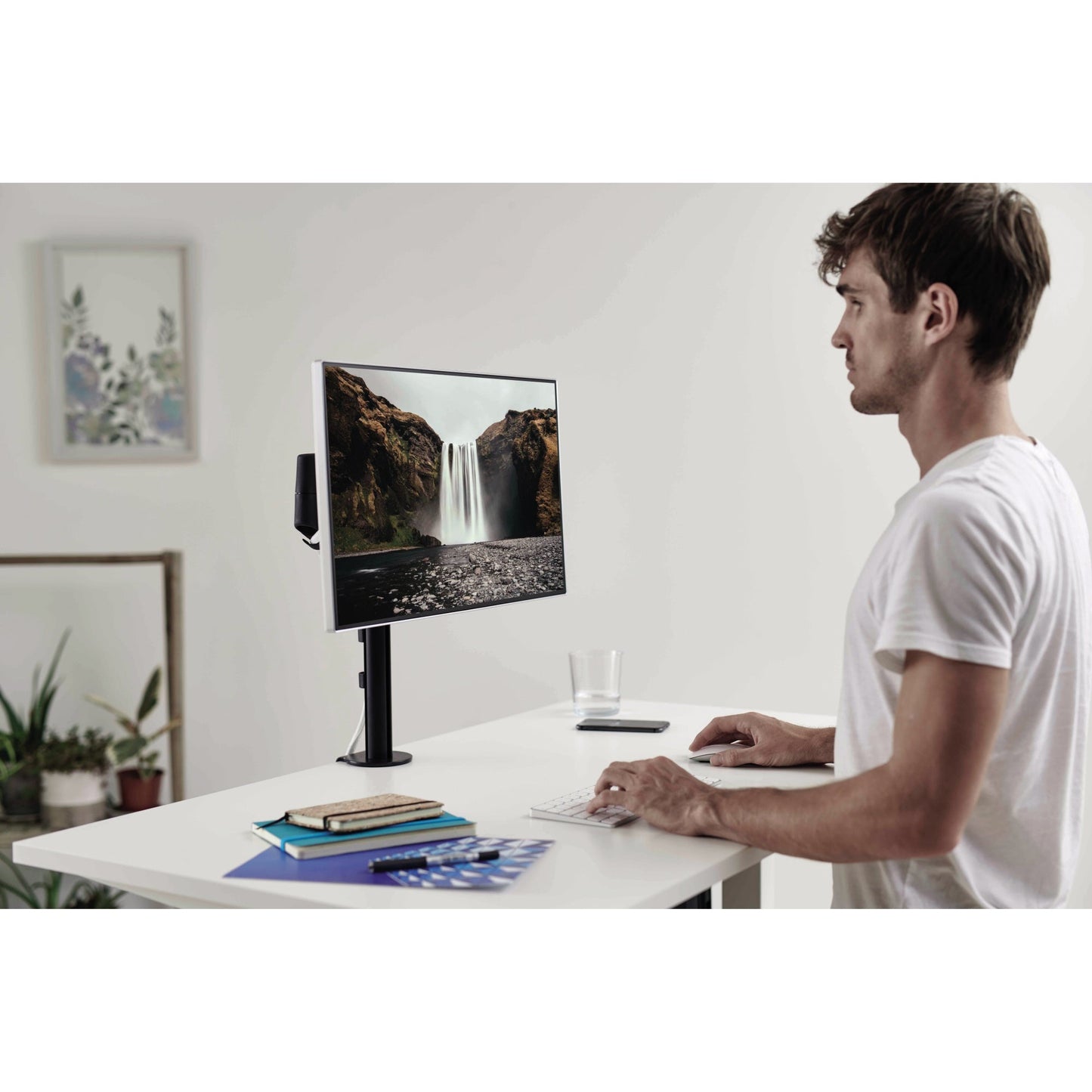 Lima Monitorschwenkarm 6,5kg Aluminium/Zink/Stahl/Kunststoff/Gummi, 100 % recycelbar schwarz