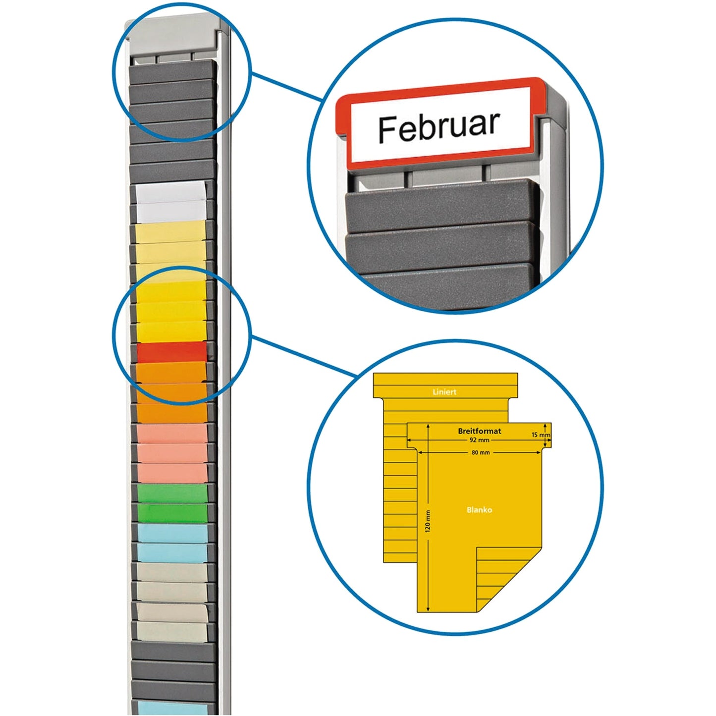 Ultradex T-Kartenmodul Aluminium silber 20 Planungsfelder