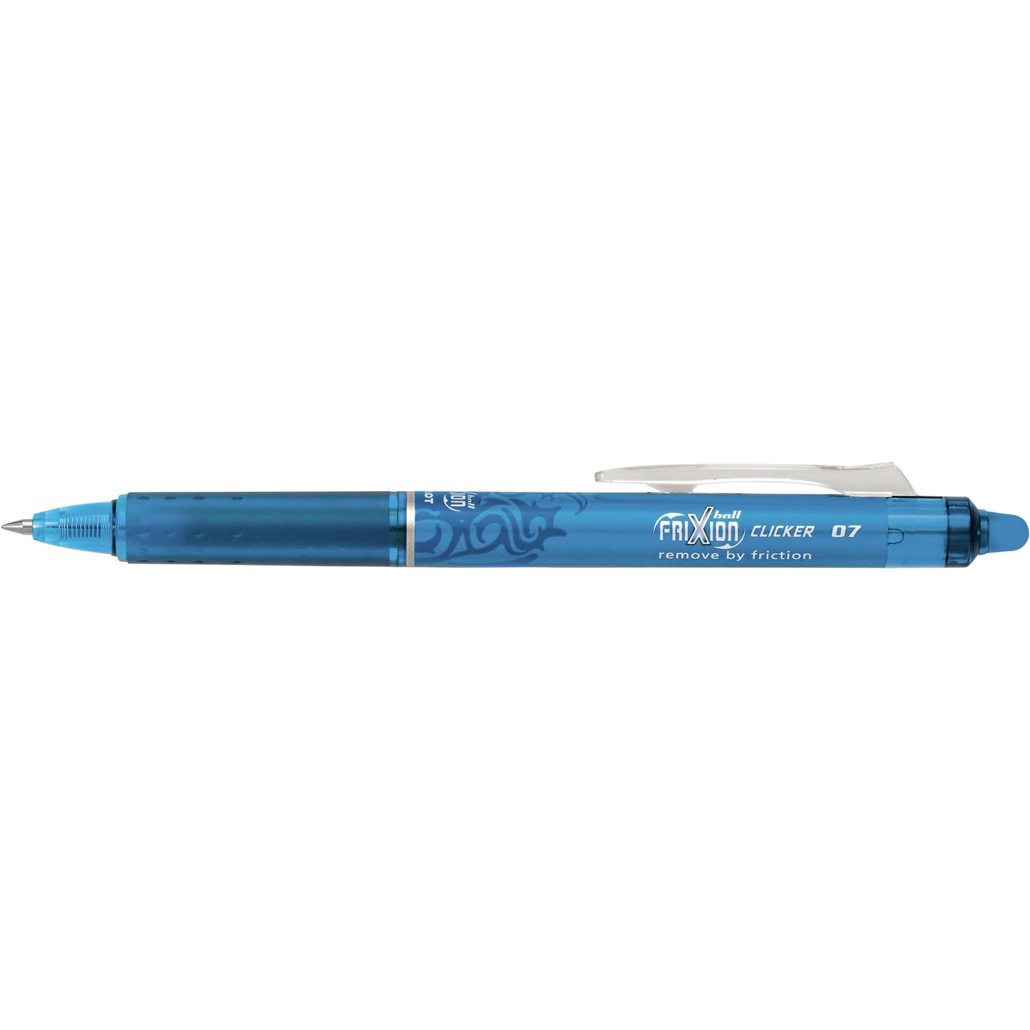 PILOT Tintenroller FriXion Clicker 0,4mm hellblau Rundspitze nicht dokumentenecht