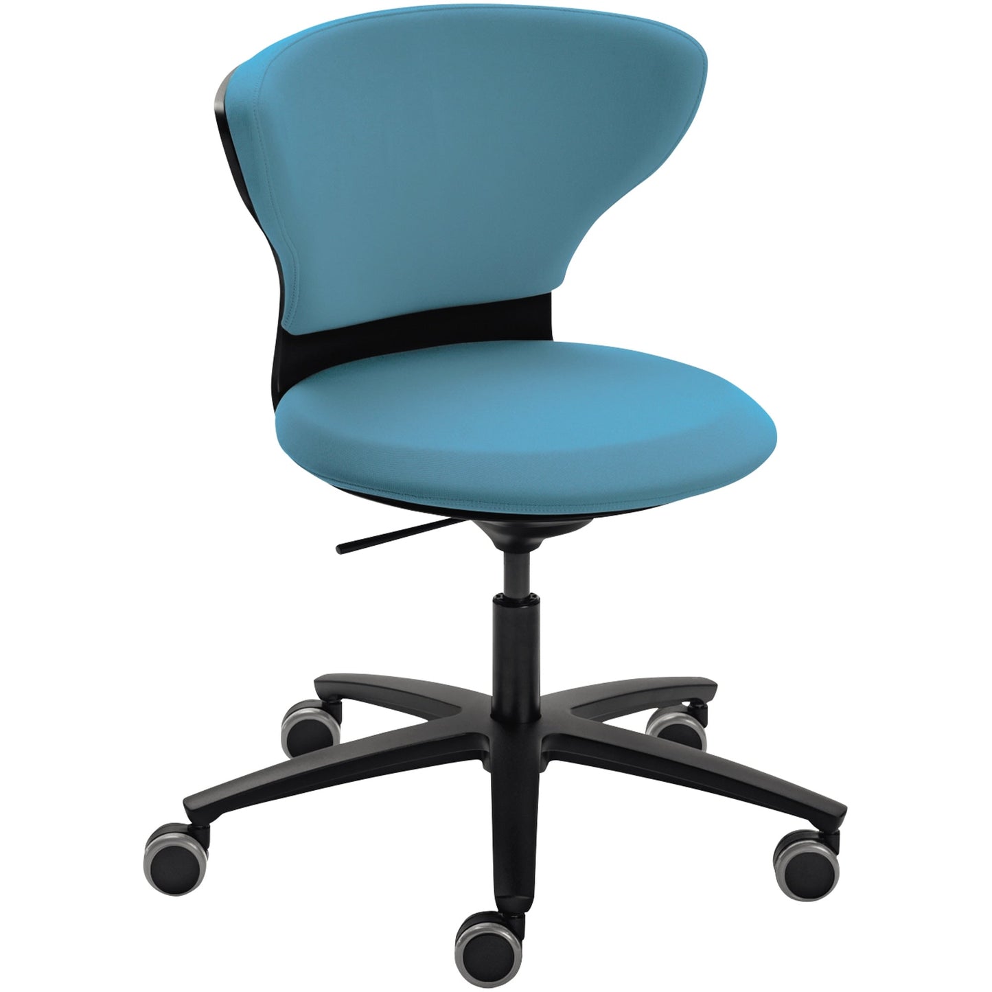 Sedus Bürodrehstuhl turn around 42-55cm Rolle ungebremst (für Hartboden) türkis