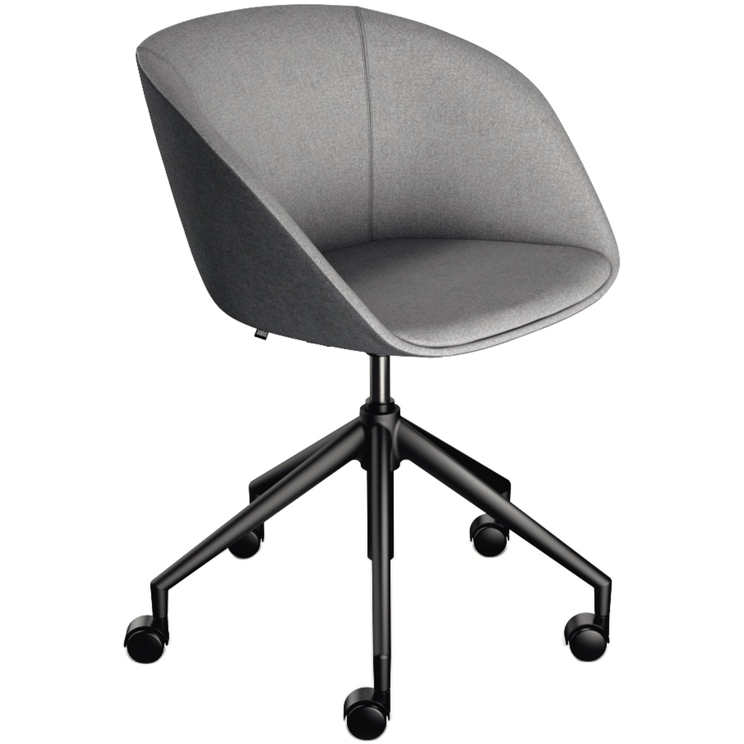 Sedus Bürodrehstuhl on spot cosy 42,5-51,5cm Rolle ungebremst (für Hartboden) Kunststoff grau