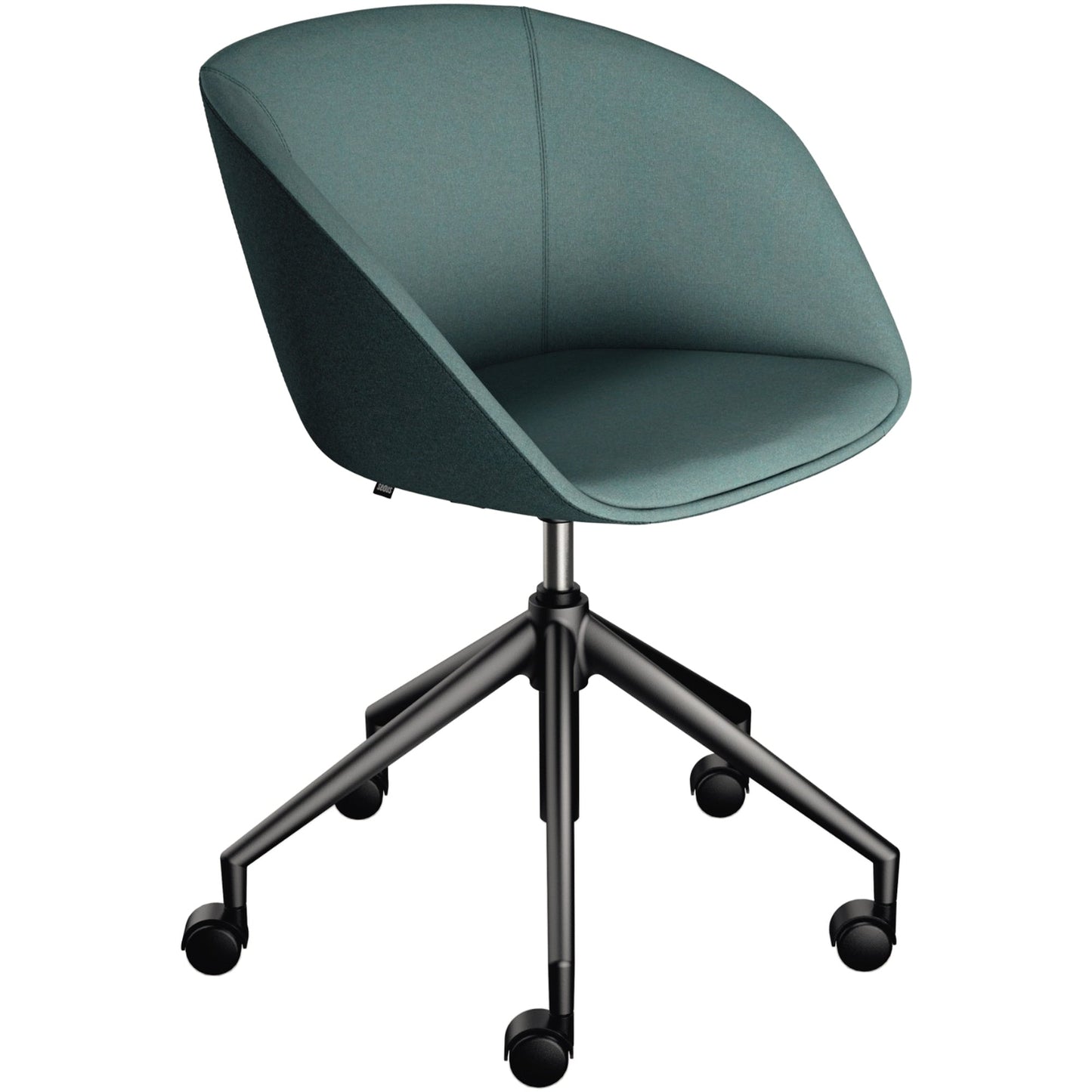 Sedus Bürodrehstuhl on spot cosy 42,5-51,5cm Rolle ungebremst (für Hartboden) Kunststoff minttürkis