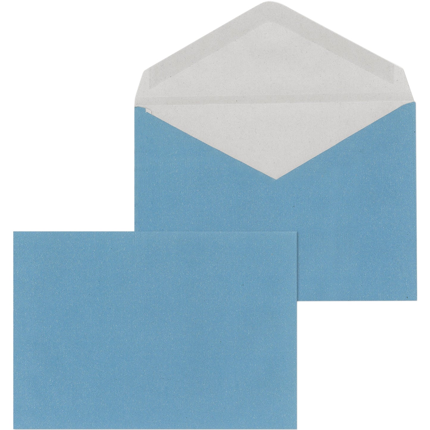 MAILmedia Briefumschlag DIN C6 162 x 114 mm (B x H) mit gummierter Klappe ohne Fenster 75g/m² blau 1.000 St./Pack.