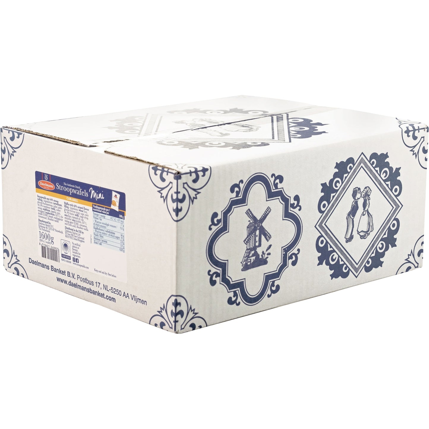 Gebäck Stroopwafel Mini Karamell 200 x 8 g/Pack.