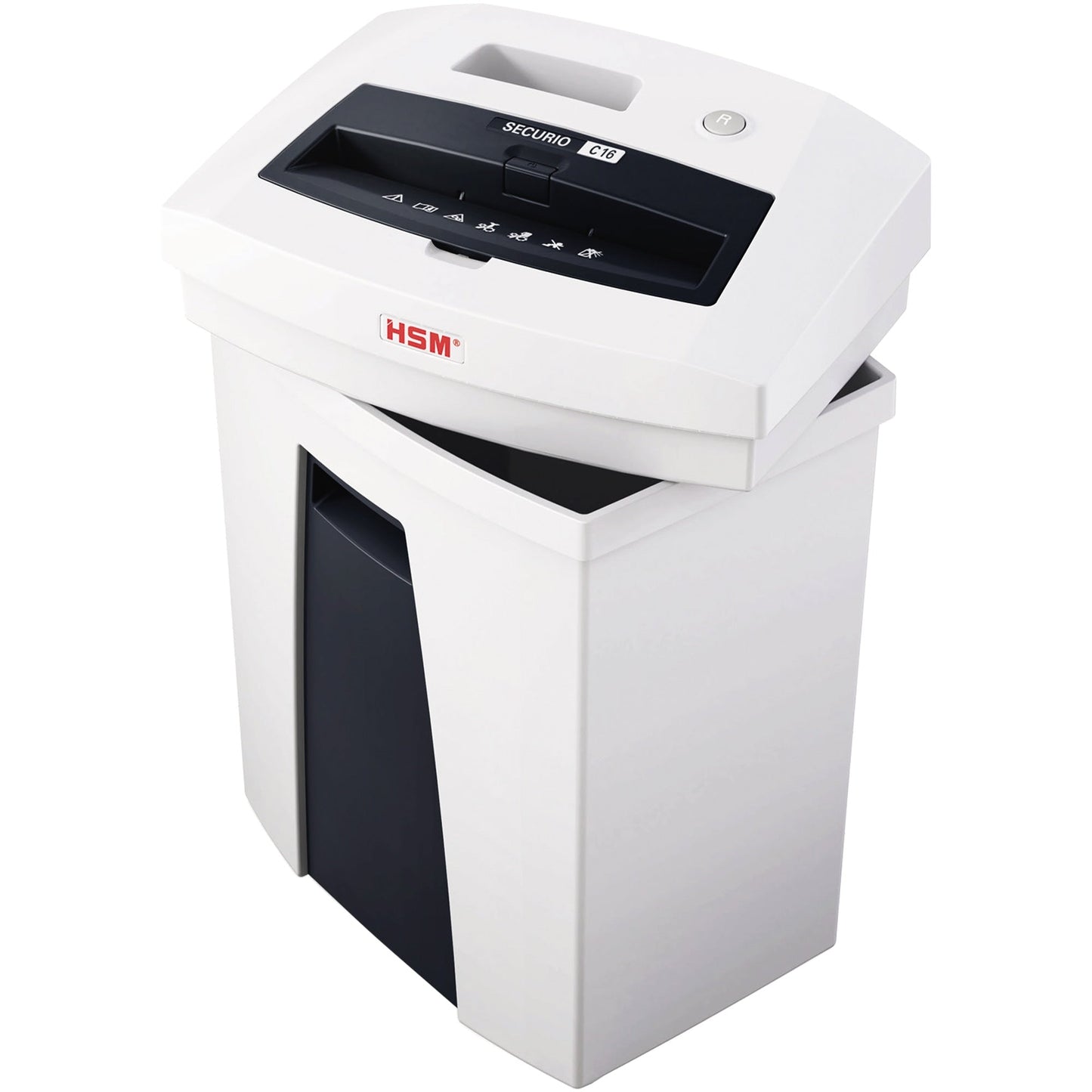 HSM® Aktenvernichter SECURIO C16 P-2 Papier, Heftklammern, Büroklammern, Kreditkarten Streifenschnitt 15 Bl. weiß
