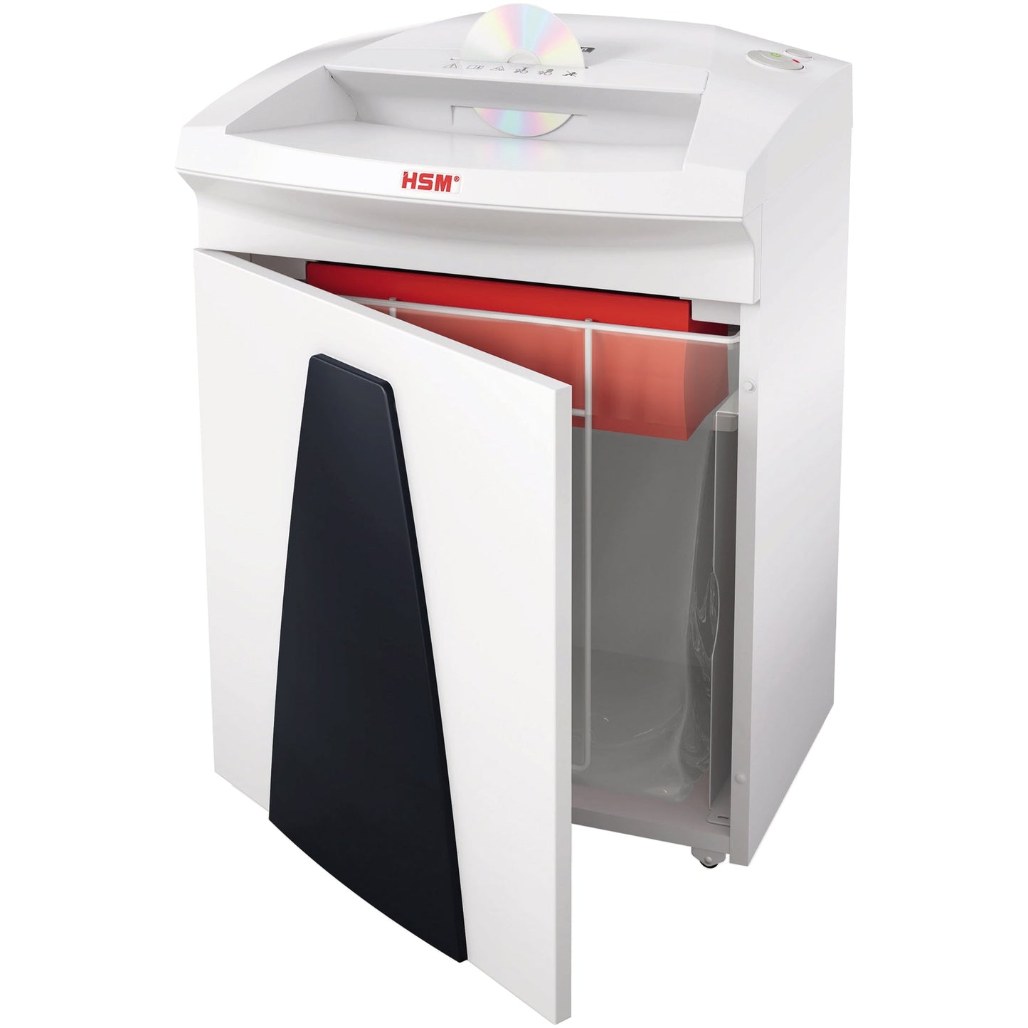 HSM® Aktenvernichter SECURIO B26 P-4 Papier, Heftklammern, Büroklammern, Kreditkarten, CDs/DVDs Partikelschnitt 19 Bl. weiß