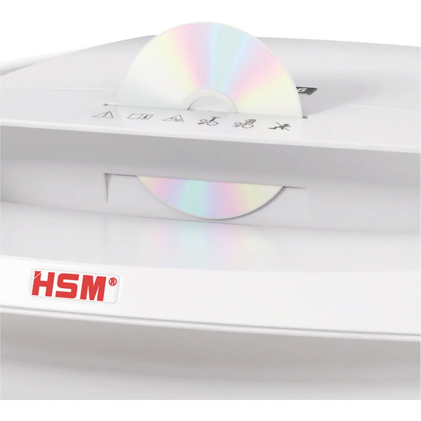HSM® Aktenvernichter SECURIO B35 P-4 Papier, Heftklammern, Büroklammern, Kreditkarten, CDs/DVDs Partikelschnitt weiß