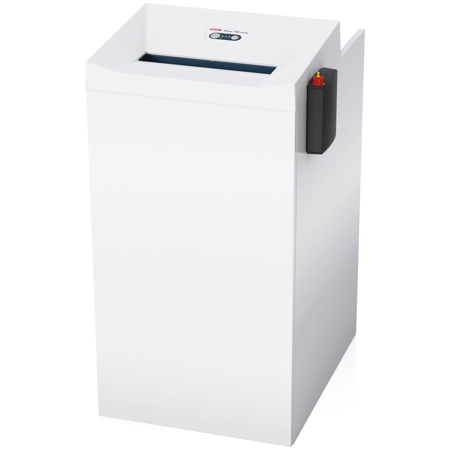 HSM® Aktenvernichter Pure 740 max P-4 Papier, Heftklammern, Büroklammern Partikelschnitt weiß