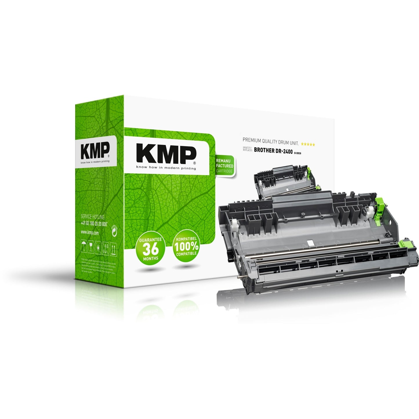 KMP Trommel Kompatibel mit: Brother DR-2400 B-DR30 ca. 12.000 Seiten schwarz