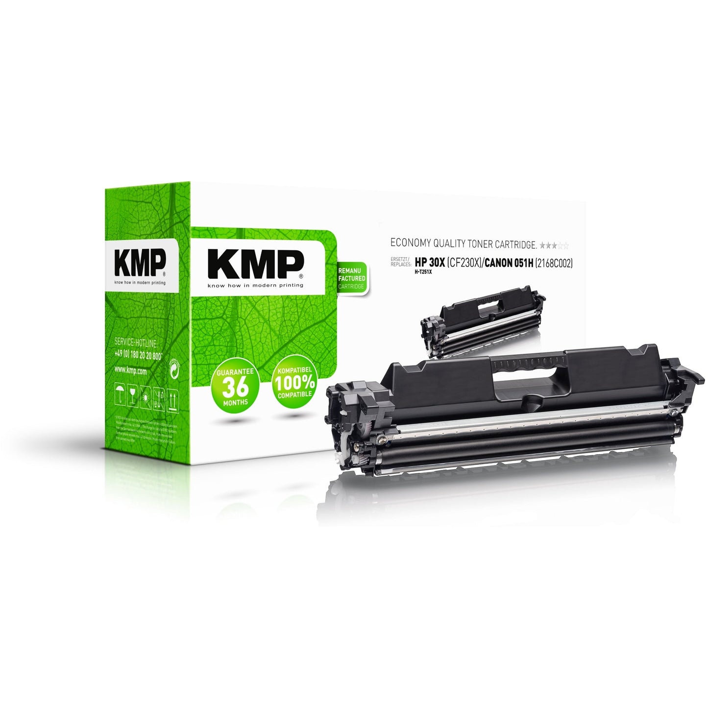 KMP Toner kein Originalzubehör Kompatibel mit: HP 30X H-T251X ca. 3.500 Seiten schwarz