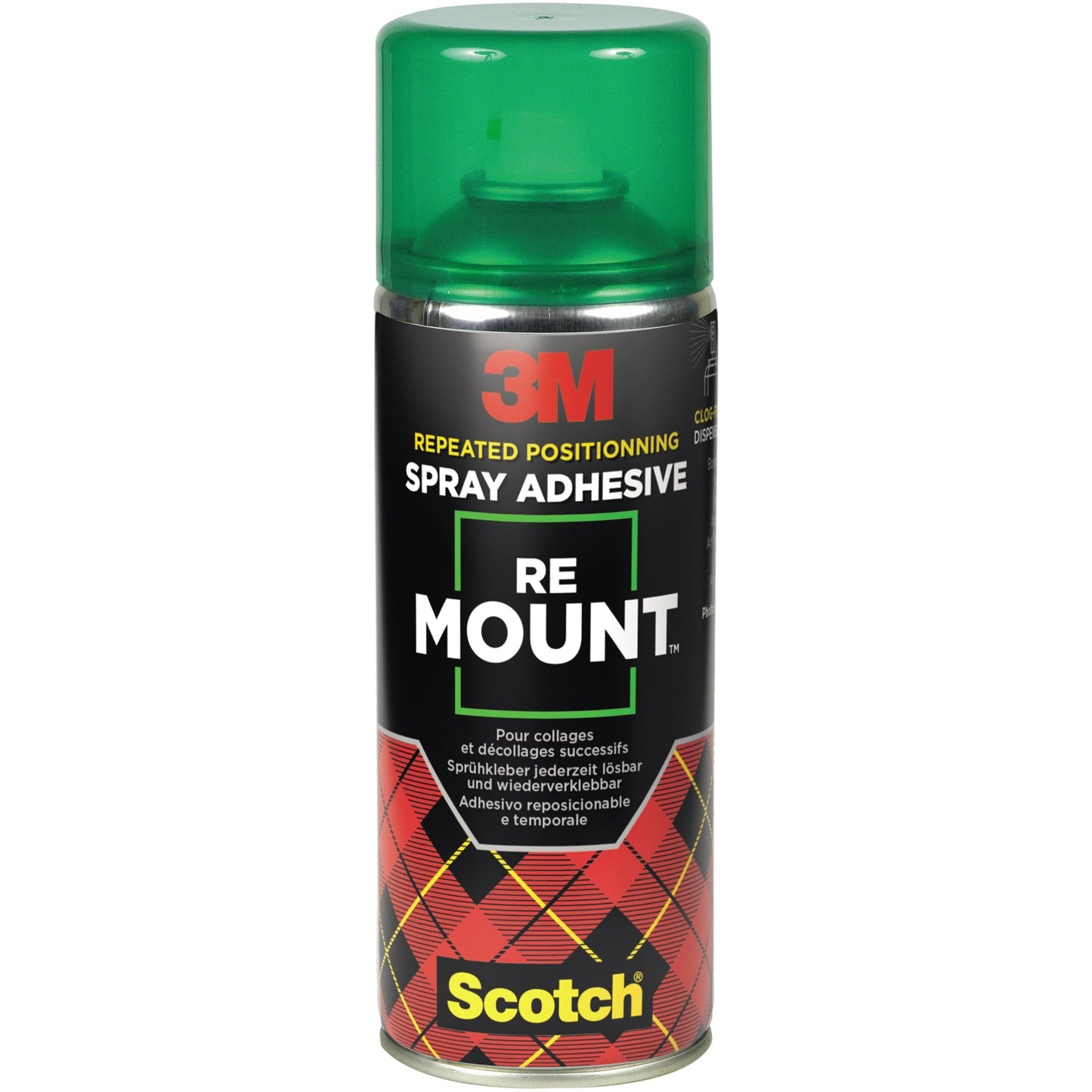 Scotch® Sprühkleber Re MountT mit Lösungsmittel wieder ablösbar 400ml