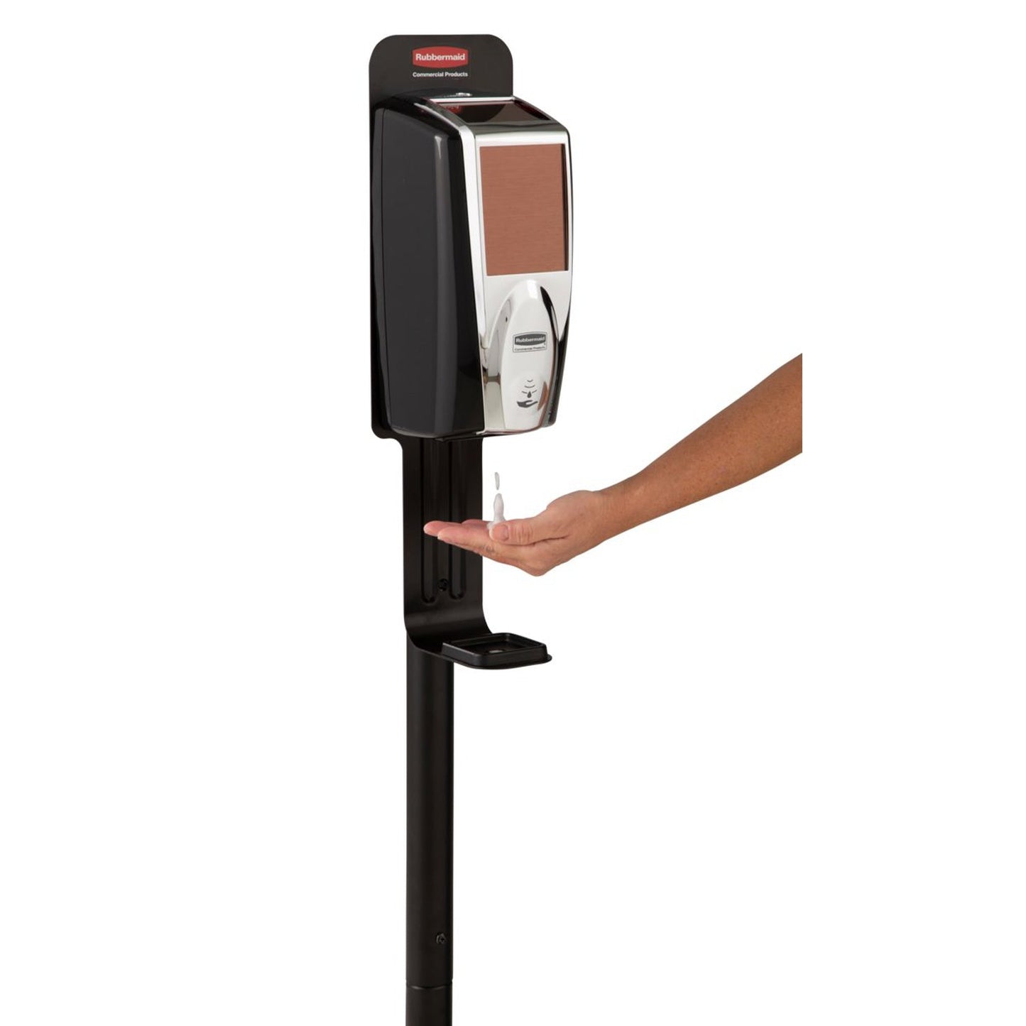 Rubbermaid Hygienesäule AutoFoam Rubbermaid Seifenspender AutoFoam FG750411 30,48 x 131,39 x 30,48 cm (B x H x T) 4,33kg Stahl schwarz