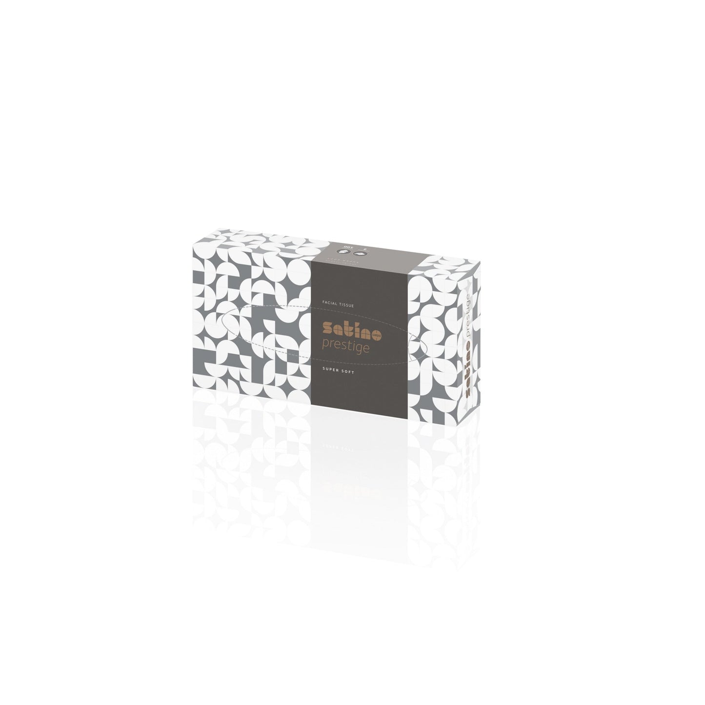 Satino by WEPA Kosmetiktücher Prestige 21 x 20,5 cm (B x L) Zellstoff hochweiß 100 St./Pack.
