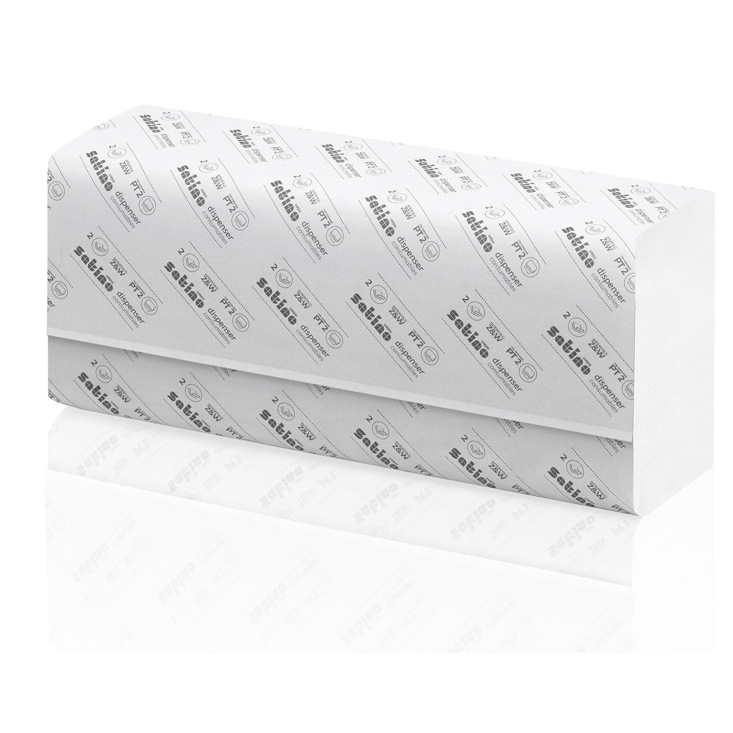 Satino by WEPA Papierhandtücher Prestige 24 x 32 cm (B x L) Zellstoff hochweiß 25 x 120 Bl./Pack.