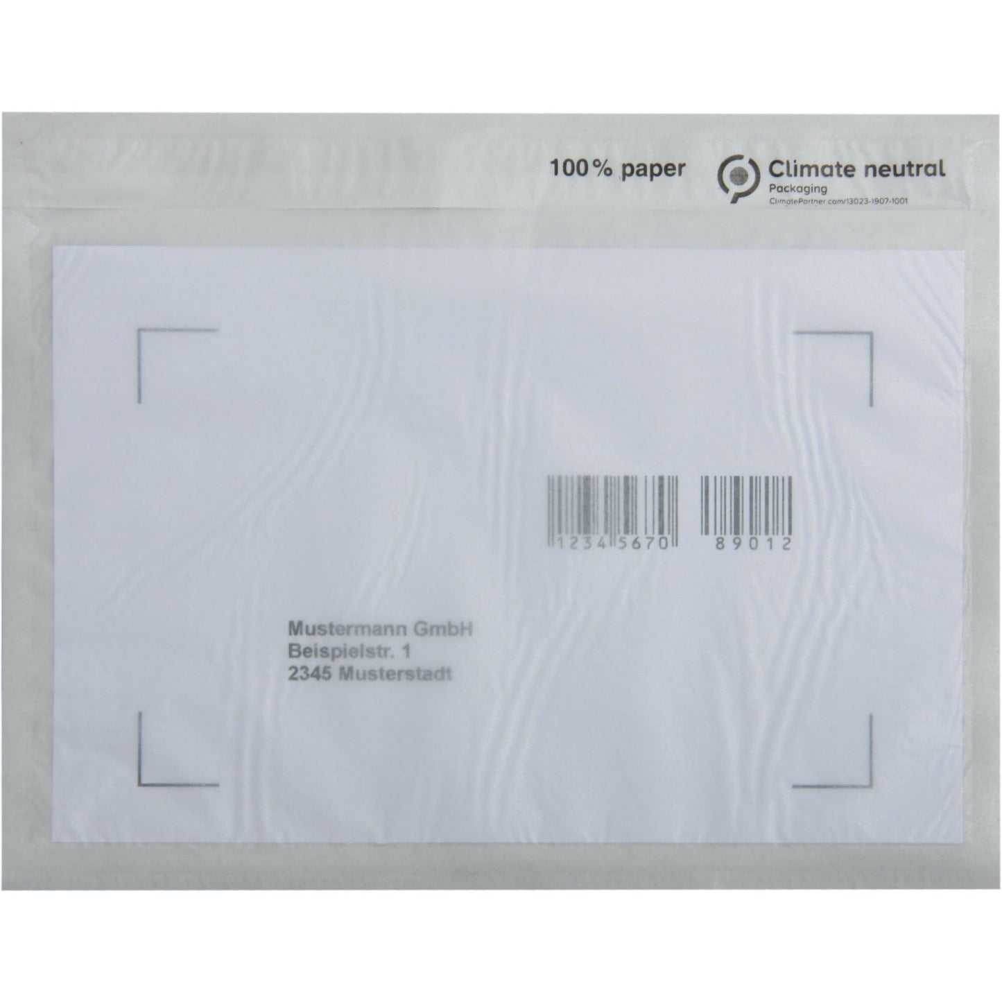 Dokumententasche DIN C6 175 x 135 mm (B x H) Pergamynpapier transparent 250 St./Pack.