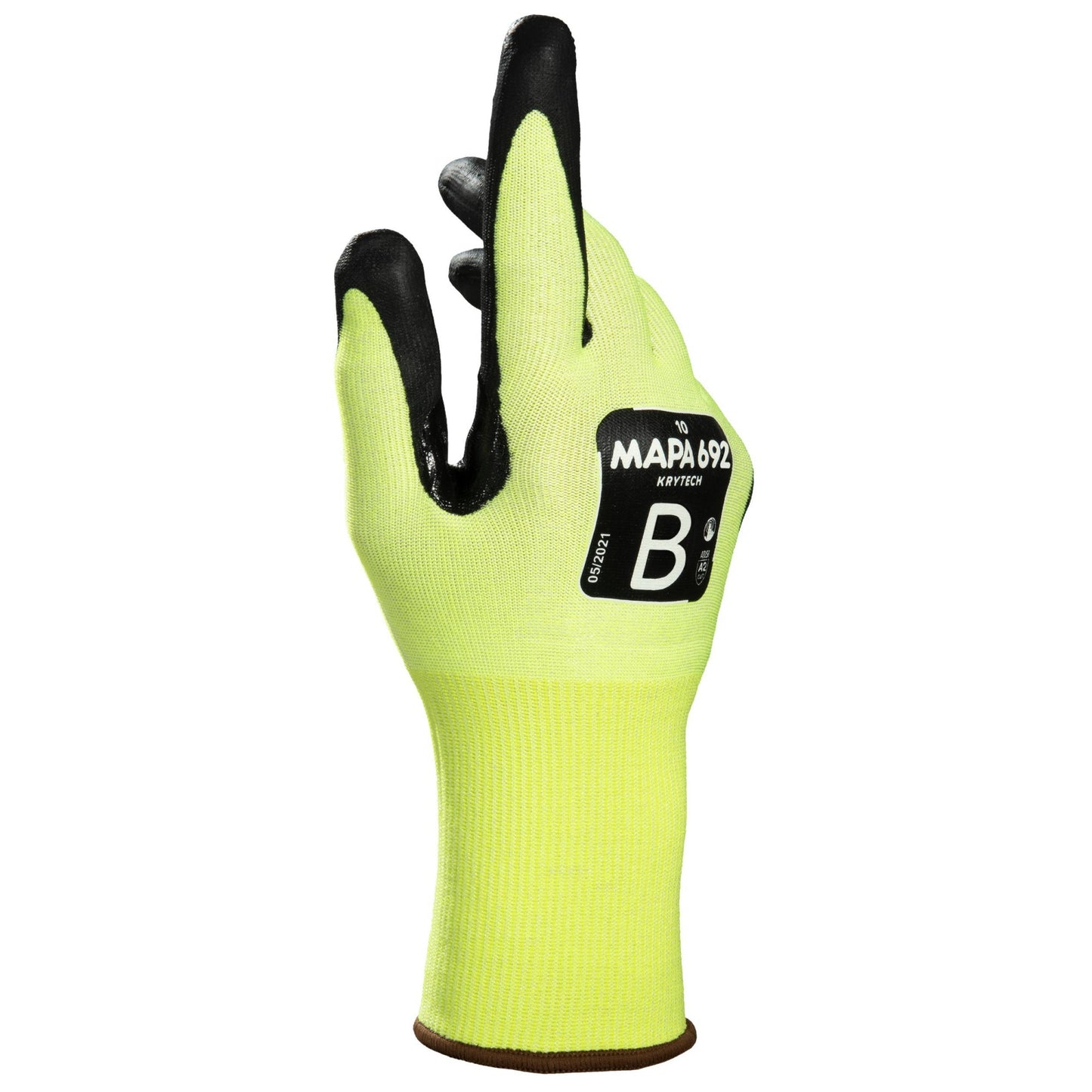 MAPA Arbeitshandschuhe KRYTECH 692 10 II Schaumnitril gelb
