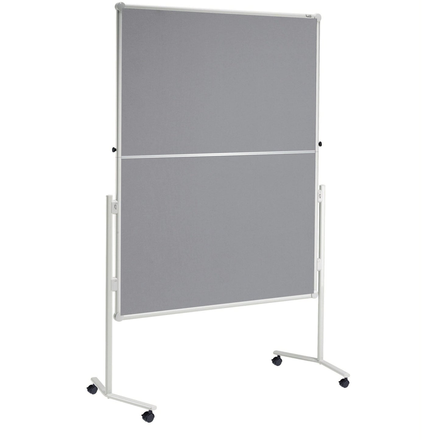 MAUL Moderationstafel MAULpro Maße der Oberfläche: 120 x 150 cm (B x H) inkl. Rollensatz, Blockhalter, Verbindungsklammern Textil grau