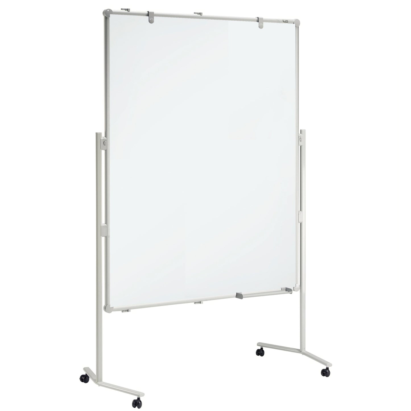 MAUL Moderationstafel MAULpro Maße der Oberfläche: 120 x 150 cm (B x H) inkl. Rollensatz, Blockhalter, Verbindungsklammern Stahl weiß