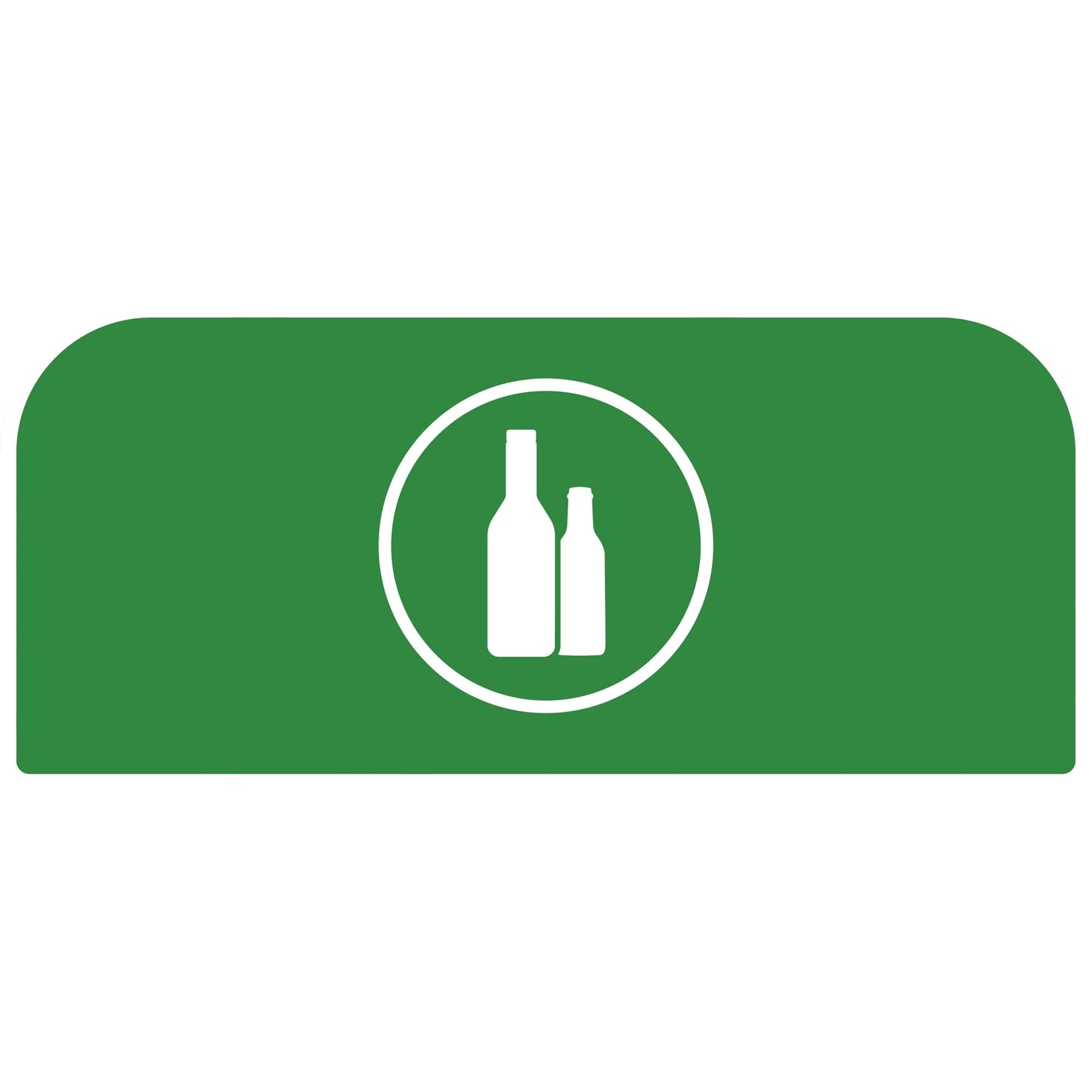 Rubbermaid Hinweisschild 36,7 x 20,36 cm (B x H) Glas Kunststoff