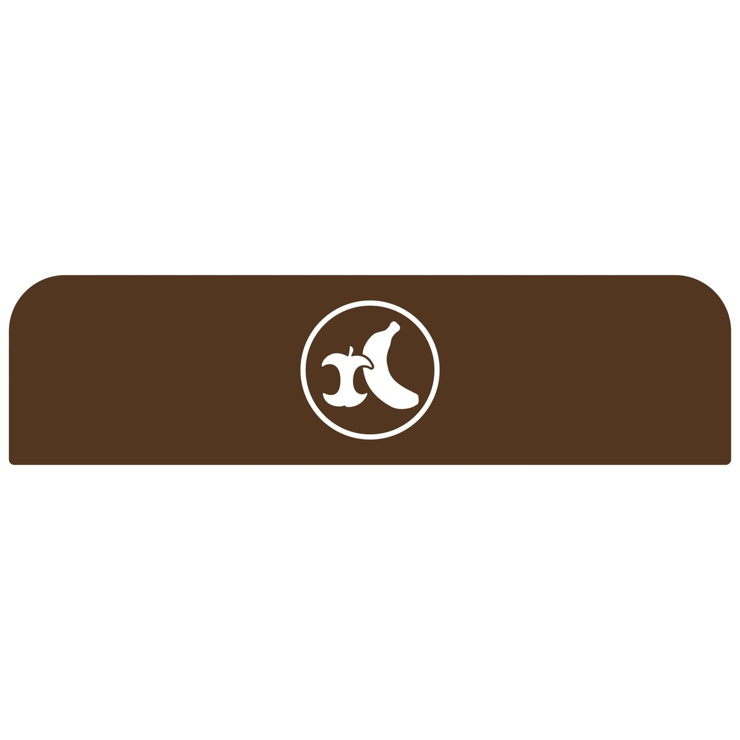 Rubbermaid Hinweisschild 61 x 20,36 cm (B x H) Bioabfall Kunststoff