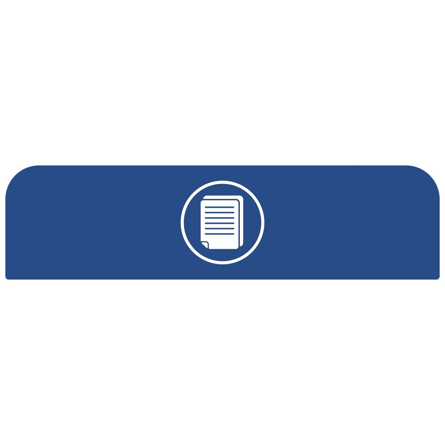 Rubbermaid Hinweisschild 61 x 20,36 cm (B x H) Papier Kunststoff