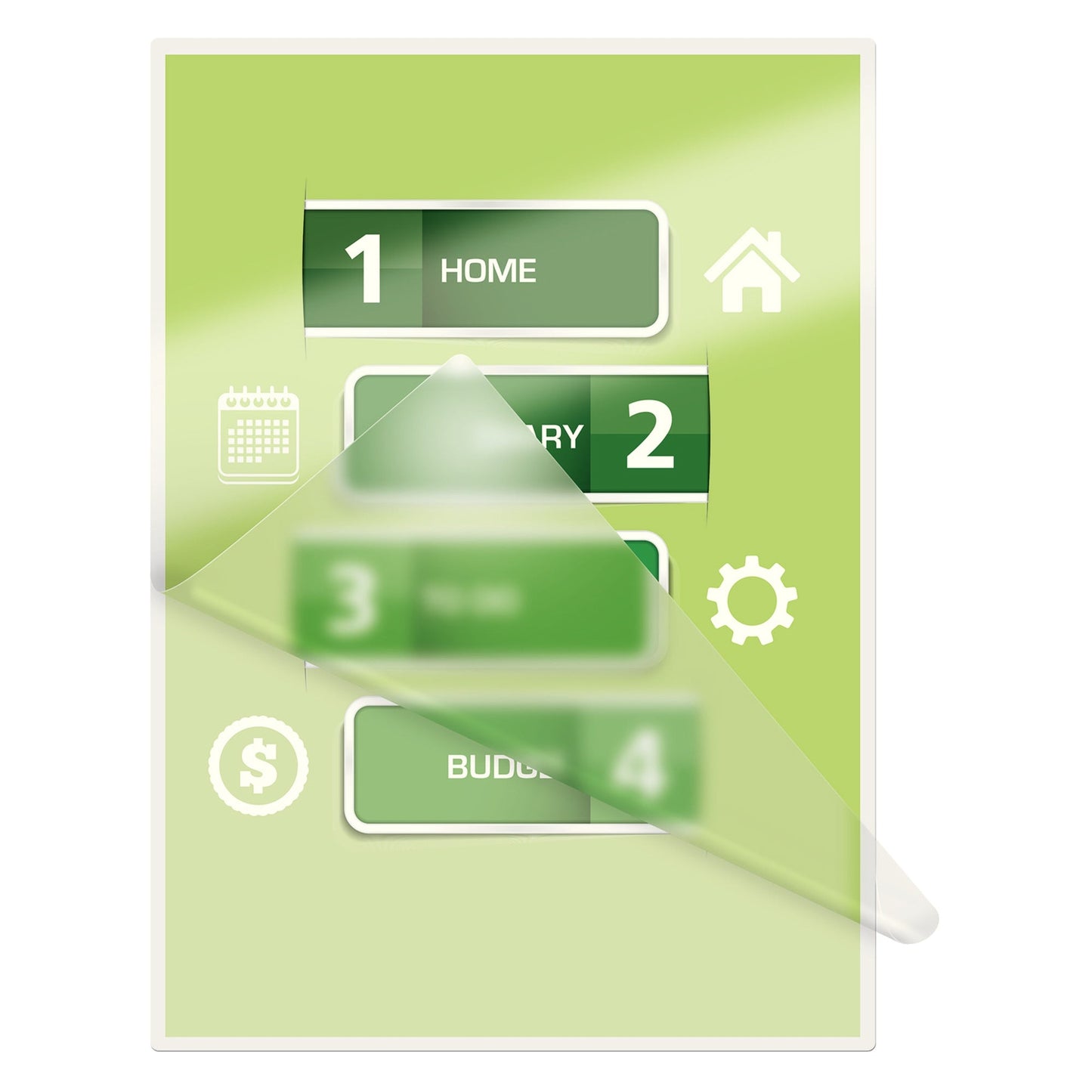 Leitz Laminierfolie 216 x 303 mm (B x H) DIN A4 80µm glänzend 100 St./Pack.