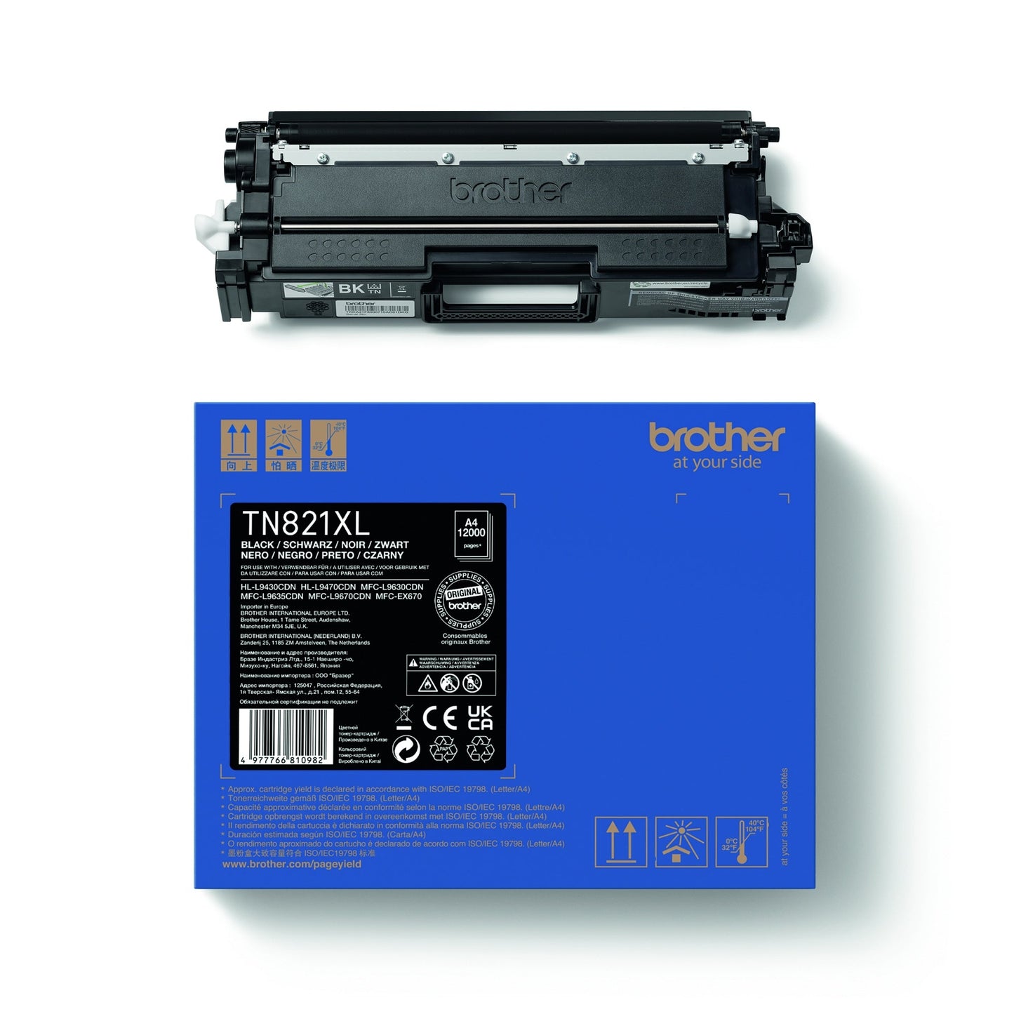 Brother Toner Originalzubehör TN-821XLBK ca. 12.000 Seiten schwarz
