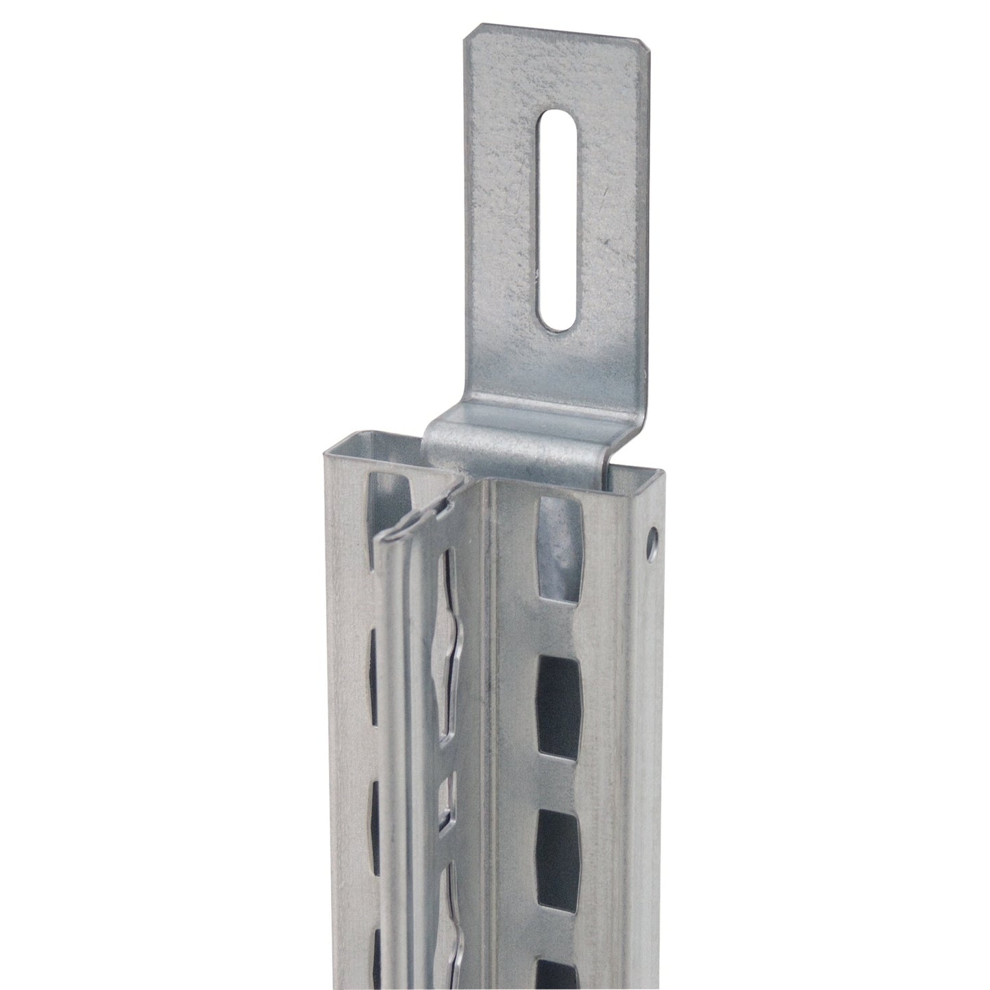 SCHULTE Wandbefestigung T-Profil Metall, verzinkt grau