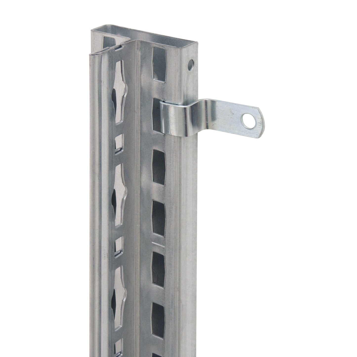 SCHULTE Wandbefestigung T-Profil Metall, verzinkt grau