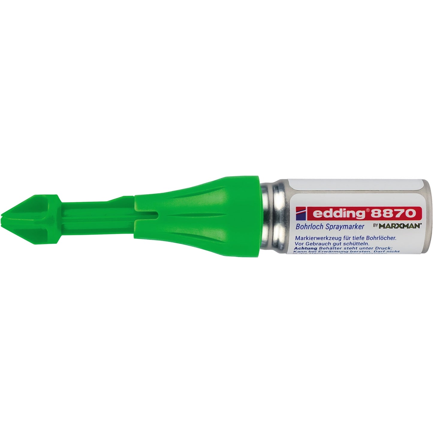 edding Bohrloch Spraymarker 8870 neongrün Druckmechanik nicht wasserfest