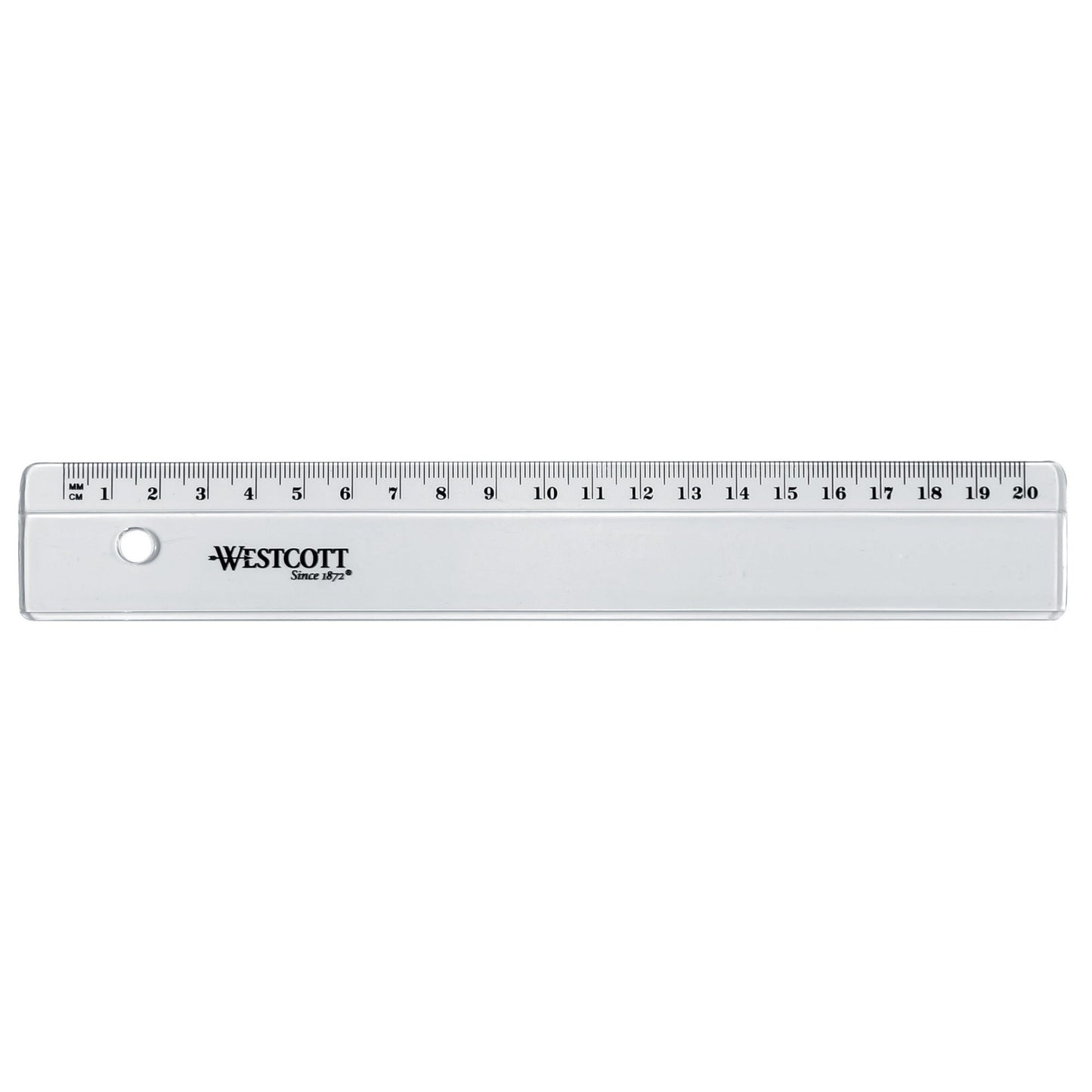 Westcott Lineal 20cm Kunststoff transparent