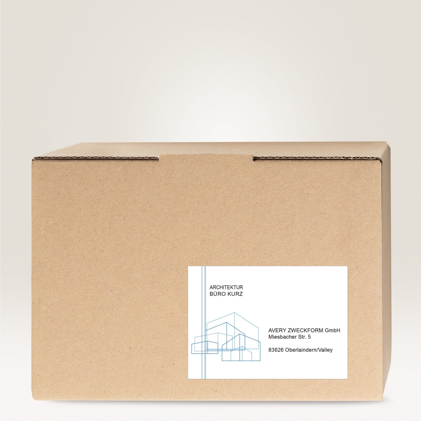 Avery Zweckform Universaletikett ultragrip 210 x 148 mm (B x H) nicht wieder ablösbar Papier weiß 440 Etik./Pack.