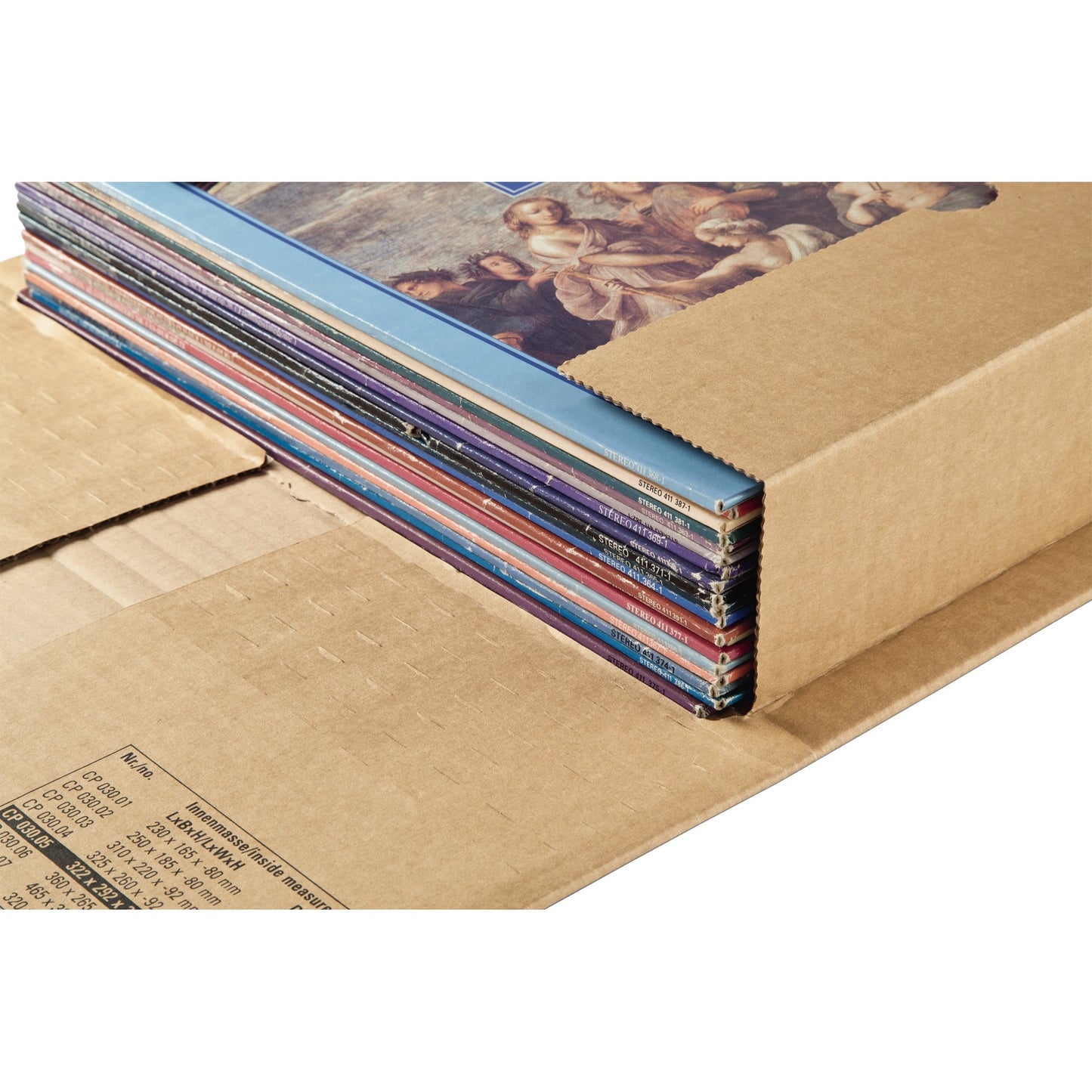 ColomPac® Versandkarton Innenmaße: 32 x -6 x 32 cm (B x H x T) Außenmaße: 37,1 x -7 x 33,2 cm (B x H x T) Wellpappe 1-wellig braun