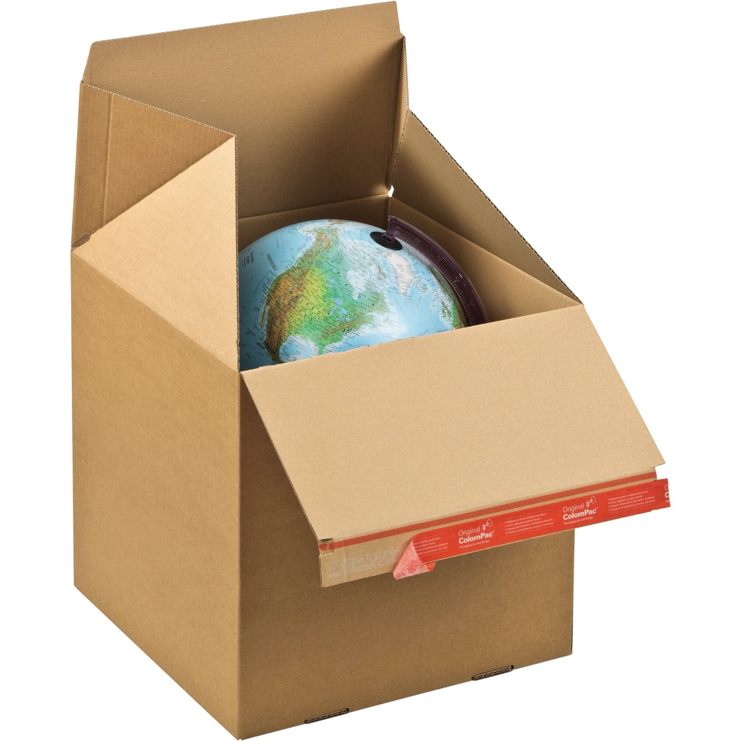 ColomPac® Versandkarton Eurobox Innenmaße: 29,4 x 18,7 x 19,4 cm (B x H x T) Außenmaße: 30 x 20 x 20 cm (B x H x T) Wellpappe 1-wellig braun