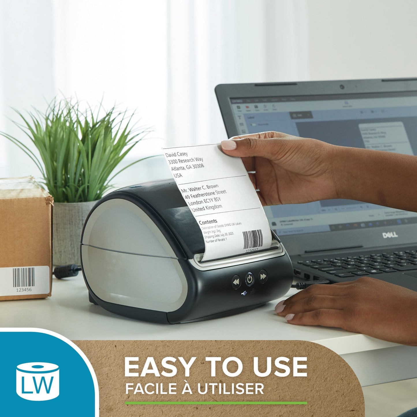 DYMO Versandetikett 2177565 102x210mm Rolle 140Etik. 6St.