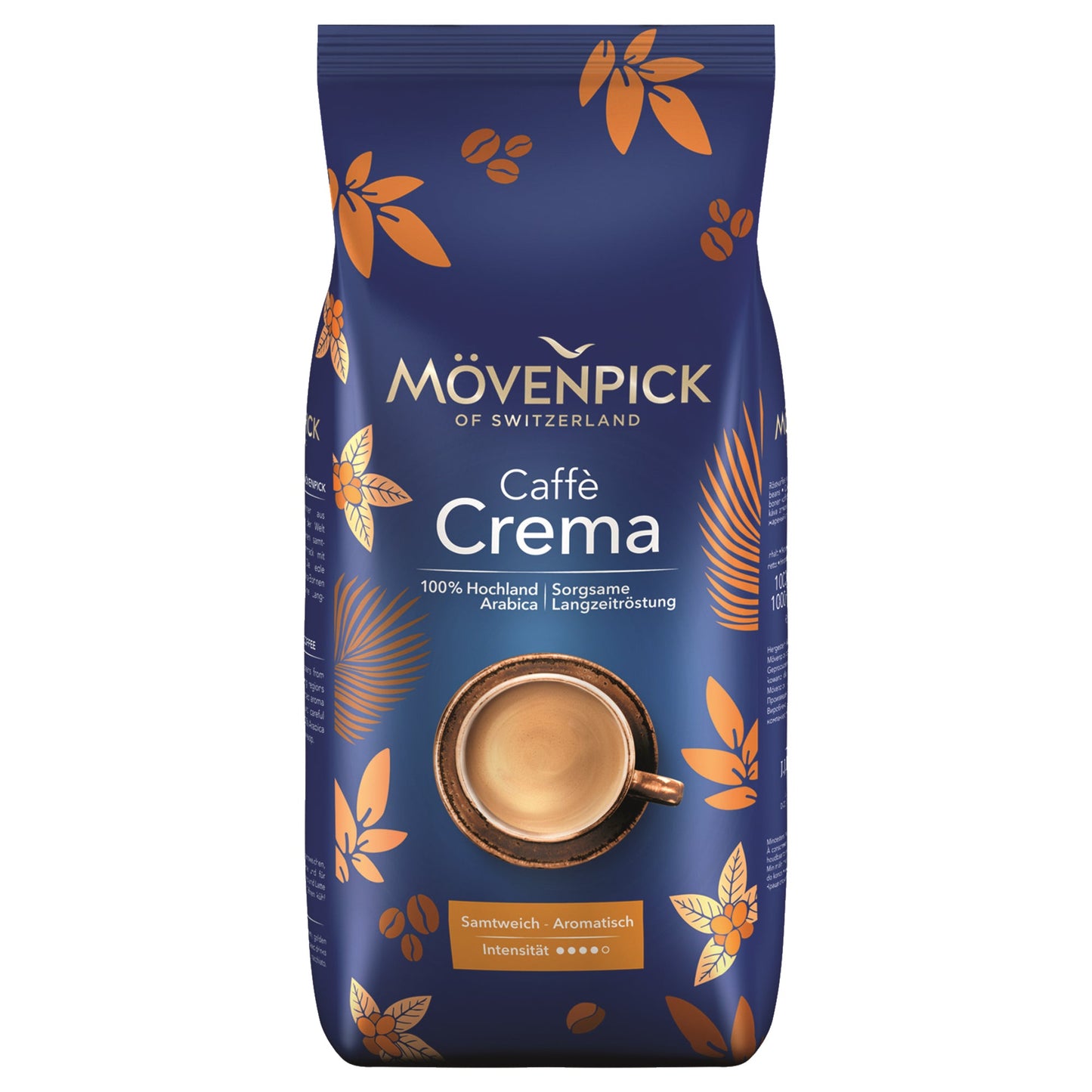 MÖVENPICK Kaffee Caffè Crema ganze Bohne 1.000 g/Pack.