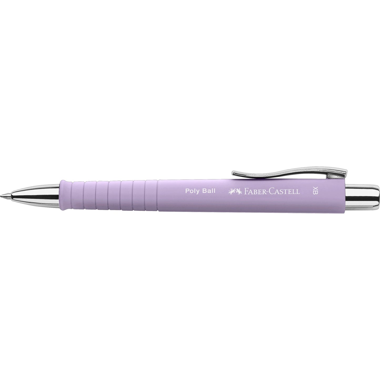 Faber-Castell Kugelschreiber Poly Ball 0,6mm XB blau Mine auswechselbar dokumentenecht Schaftfarbe: sweet lilac