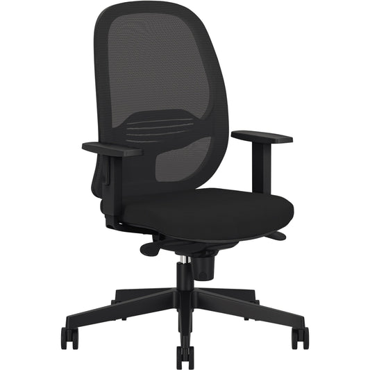 NowyStyl Bürodrehstuhl Eggy 41-53cm Synchronmechanik Rolle universell (für Hart- und Teppichböden) Kunststoff schwarz